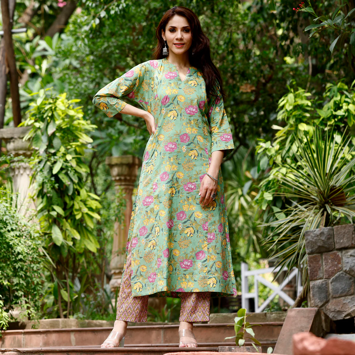 Aza Cotton  Co-ord Set - Image 2