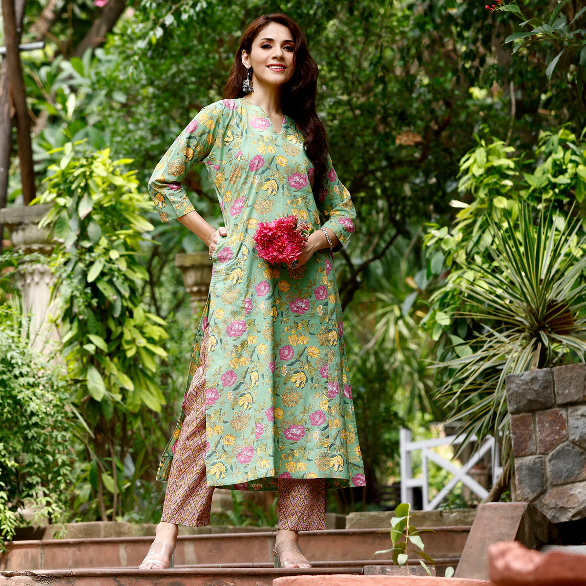 Aza Cotton  Co-ord Set - Image 8