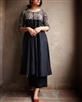 Black Gulkhaer kalamkari Kurta - Image 4