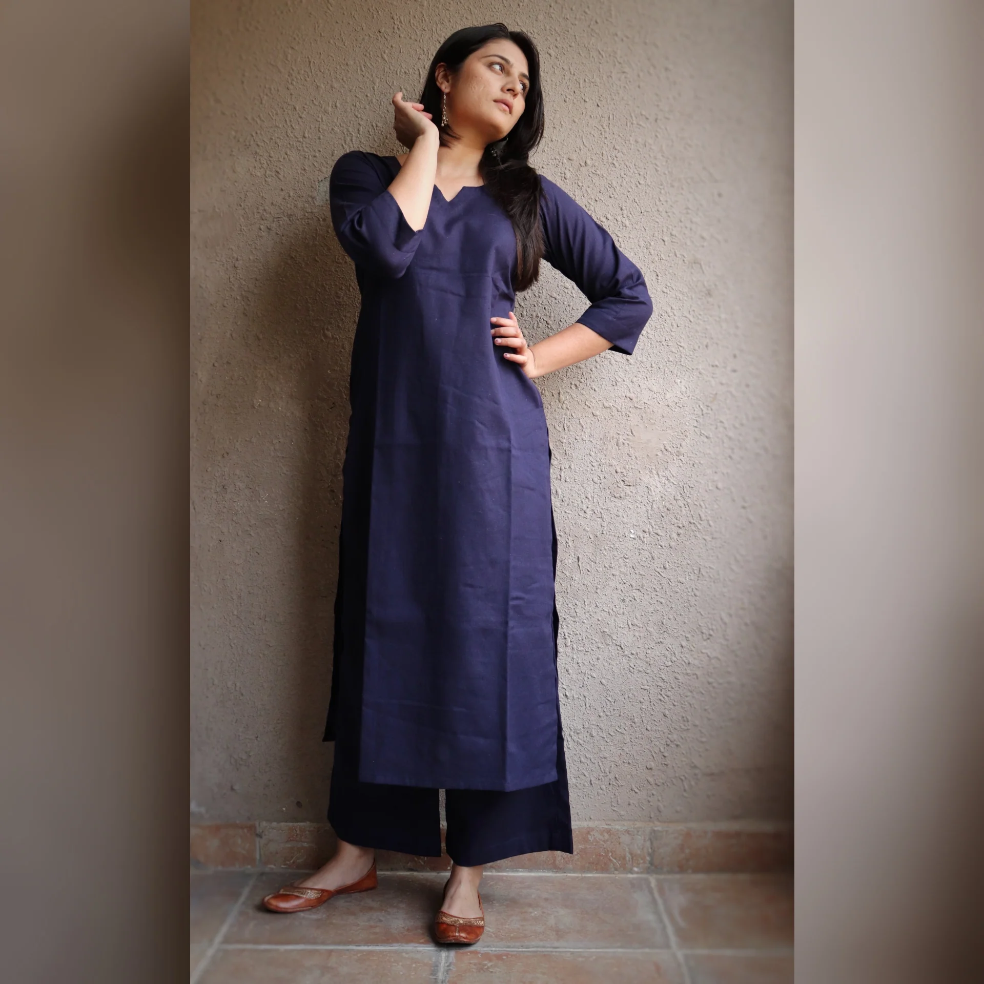 Miraan Blue Cotton Set - Image 4