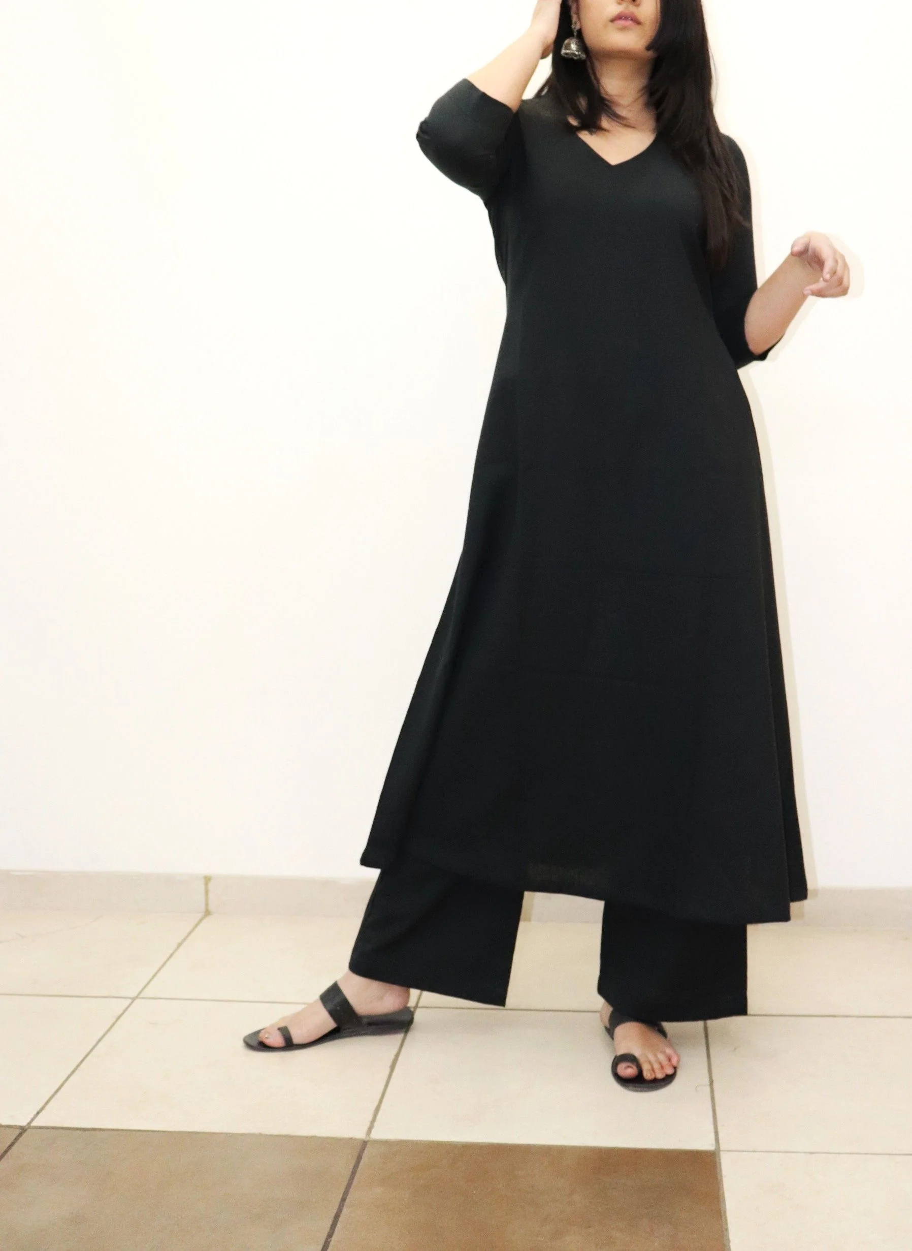 Black Tami  Handloom Cotton Set - Image 4