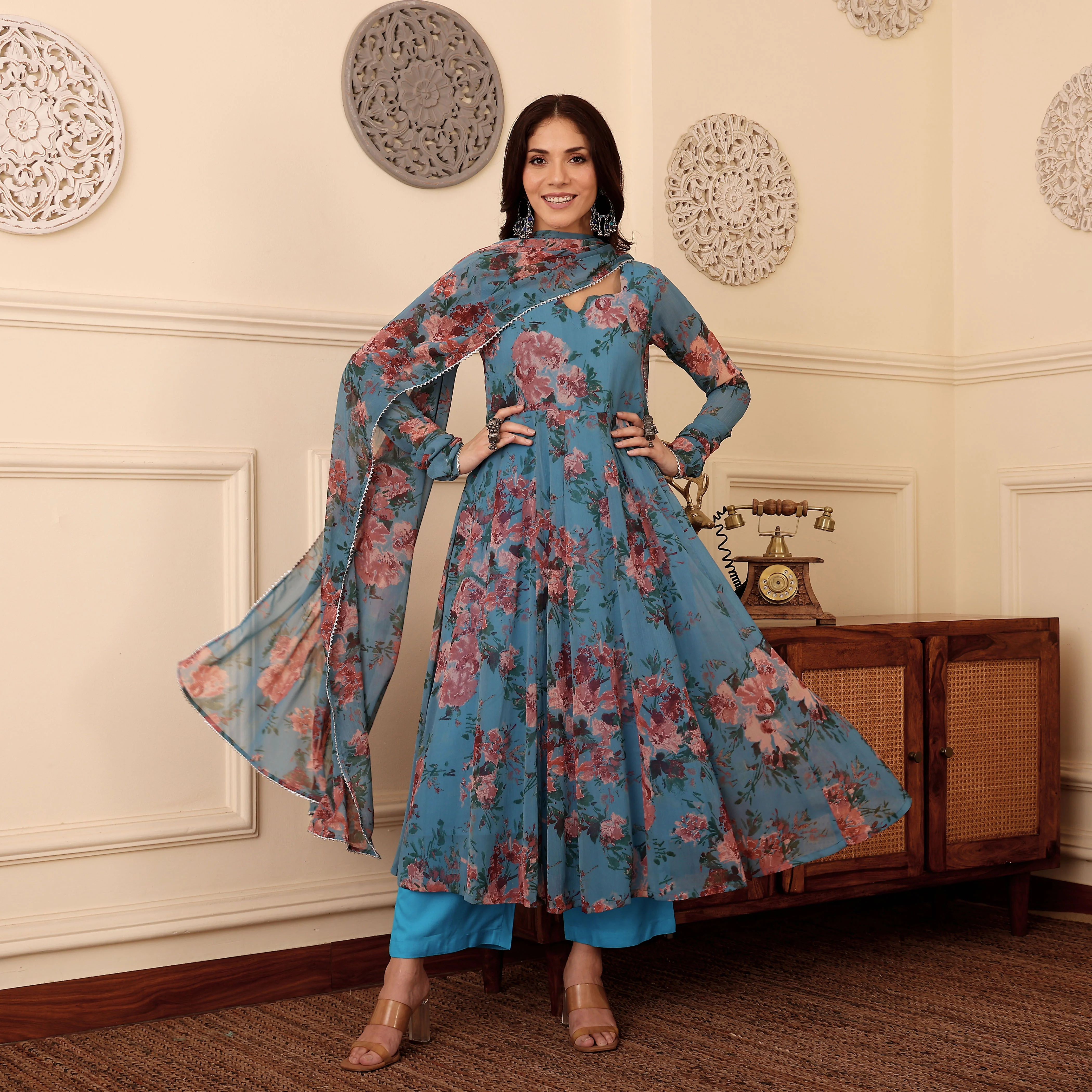 Chandramalika Georgette Set - Image 11