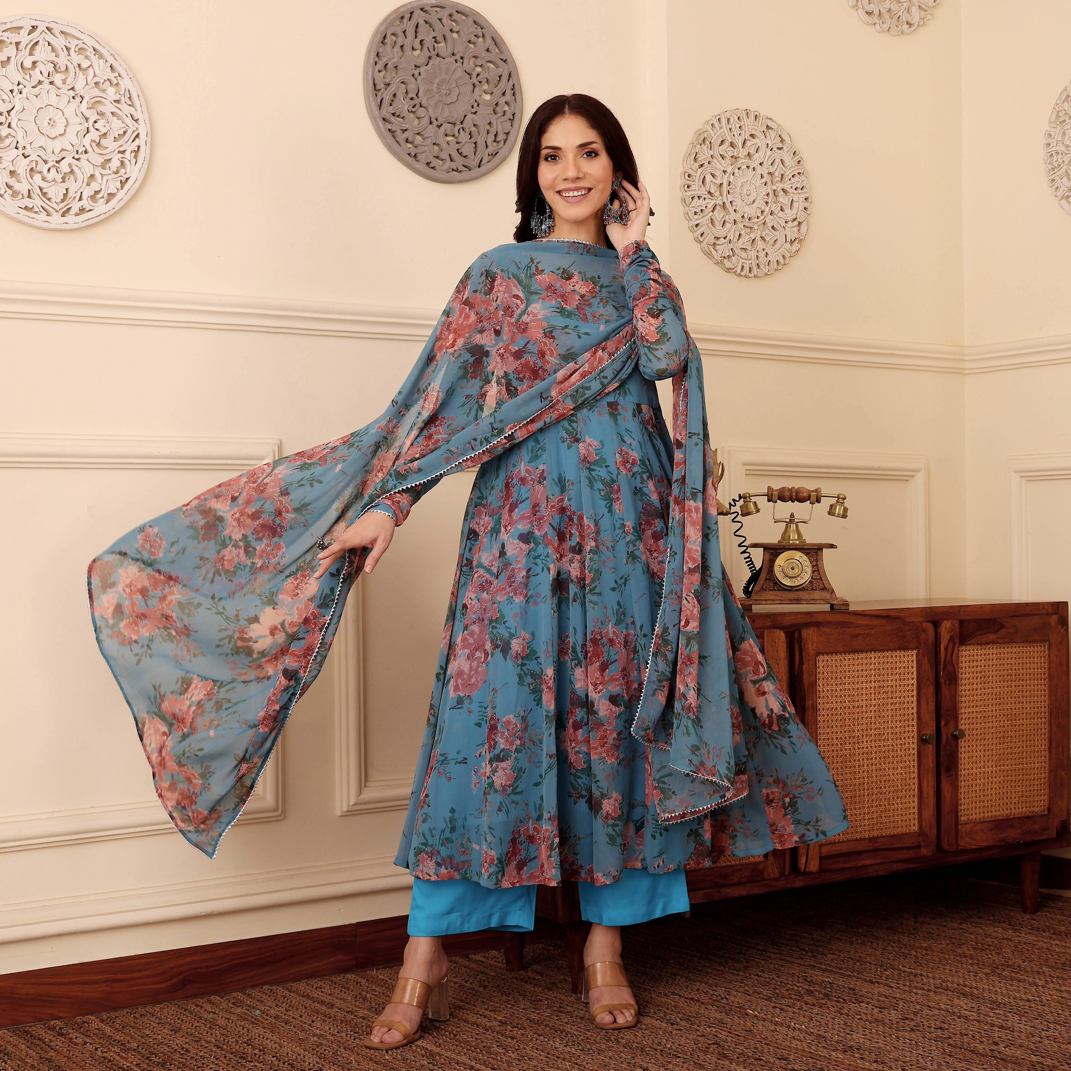 Chandramalika Georgette Set - Image 3
