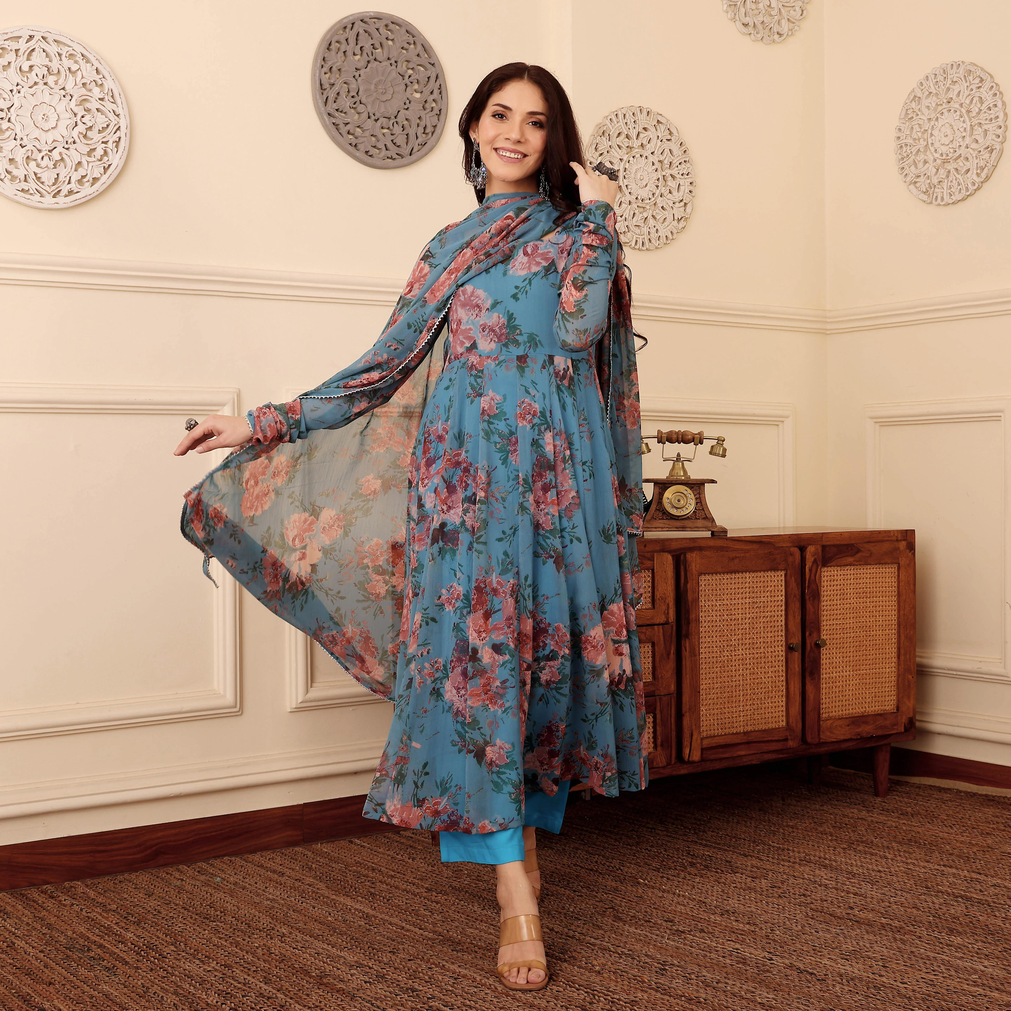 Chandramalika Georgette Set - Image 5