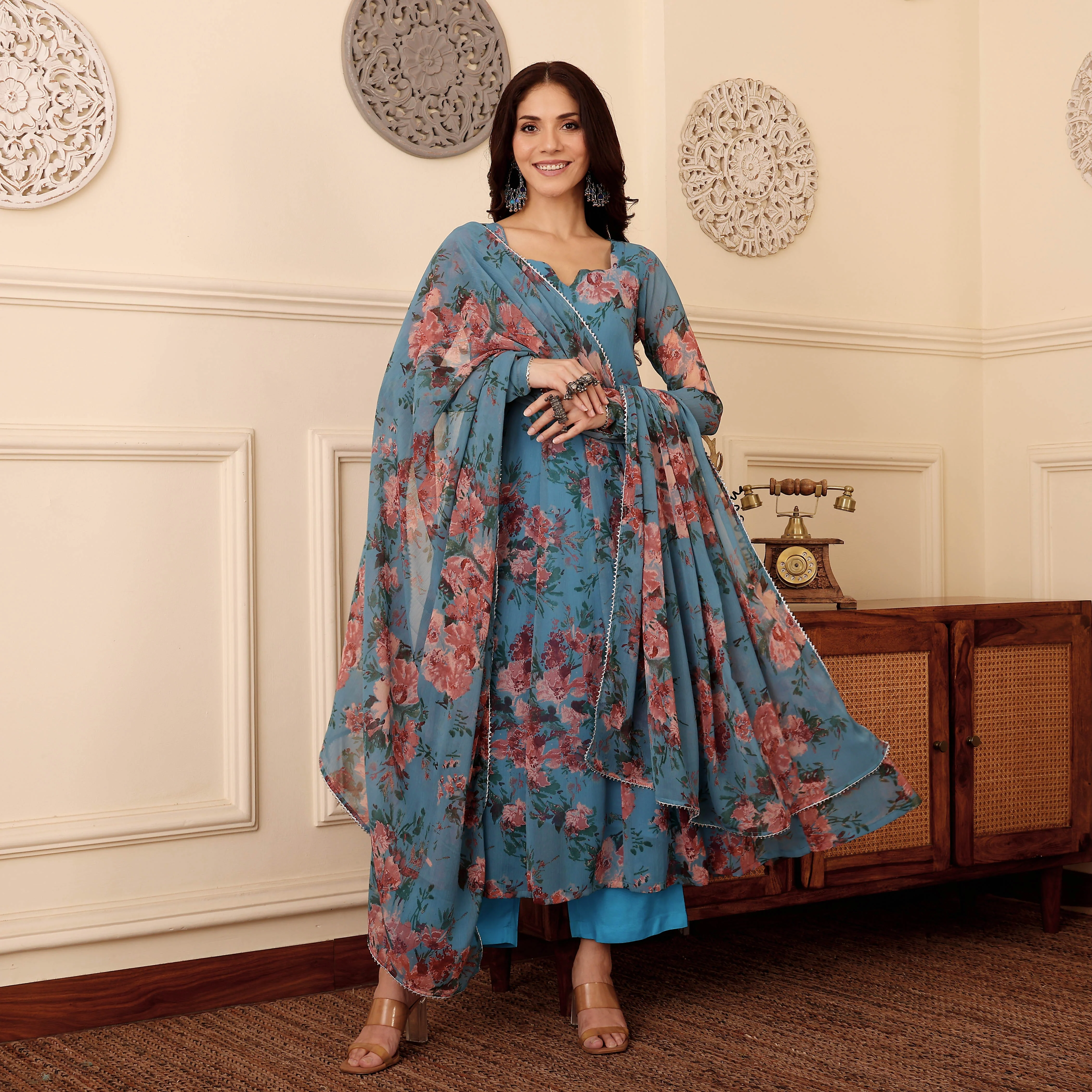 Chandramalika Georgette Set - Image 6