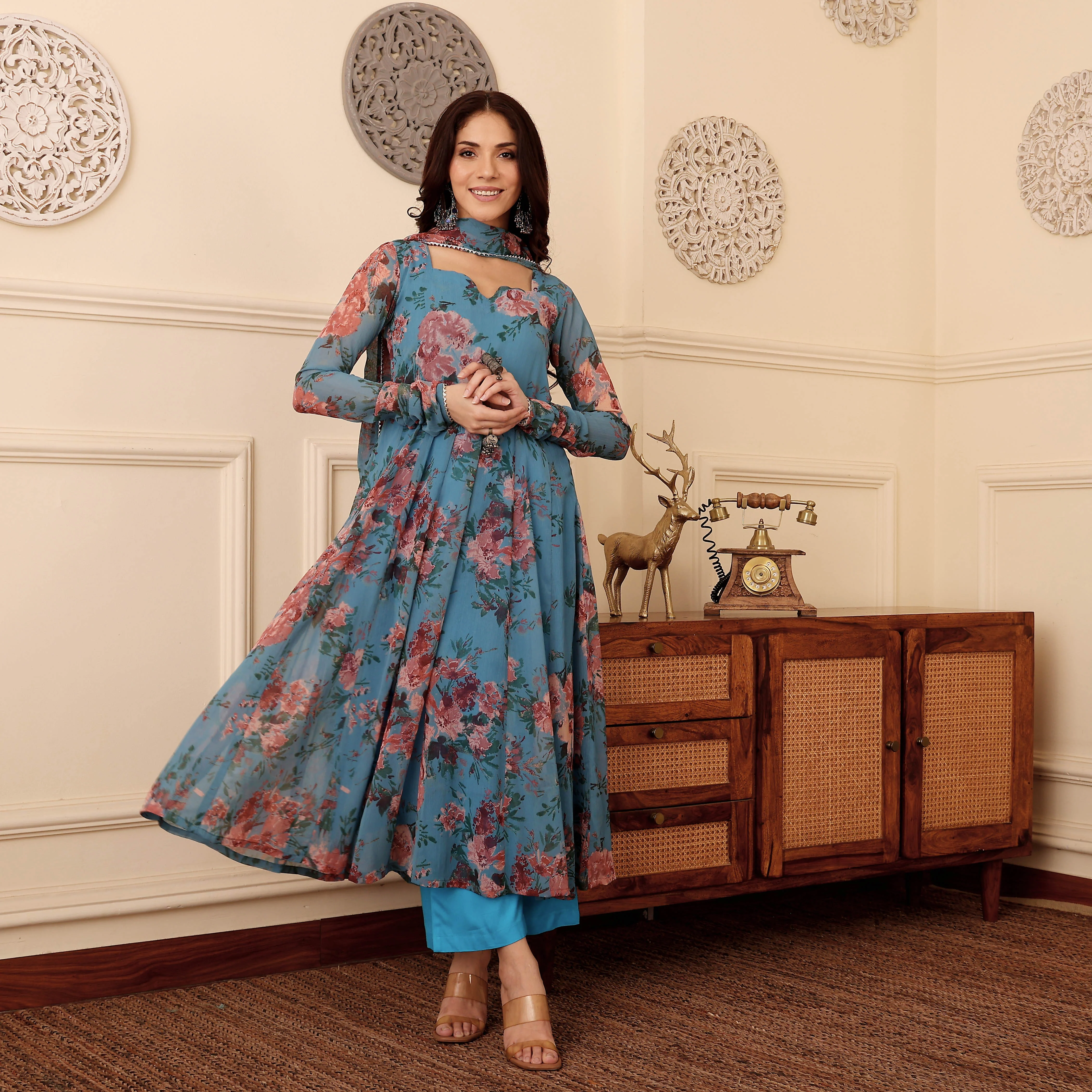 Chandramalika Georgette Set - Image 7