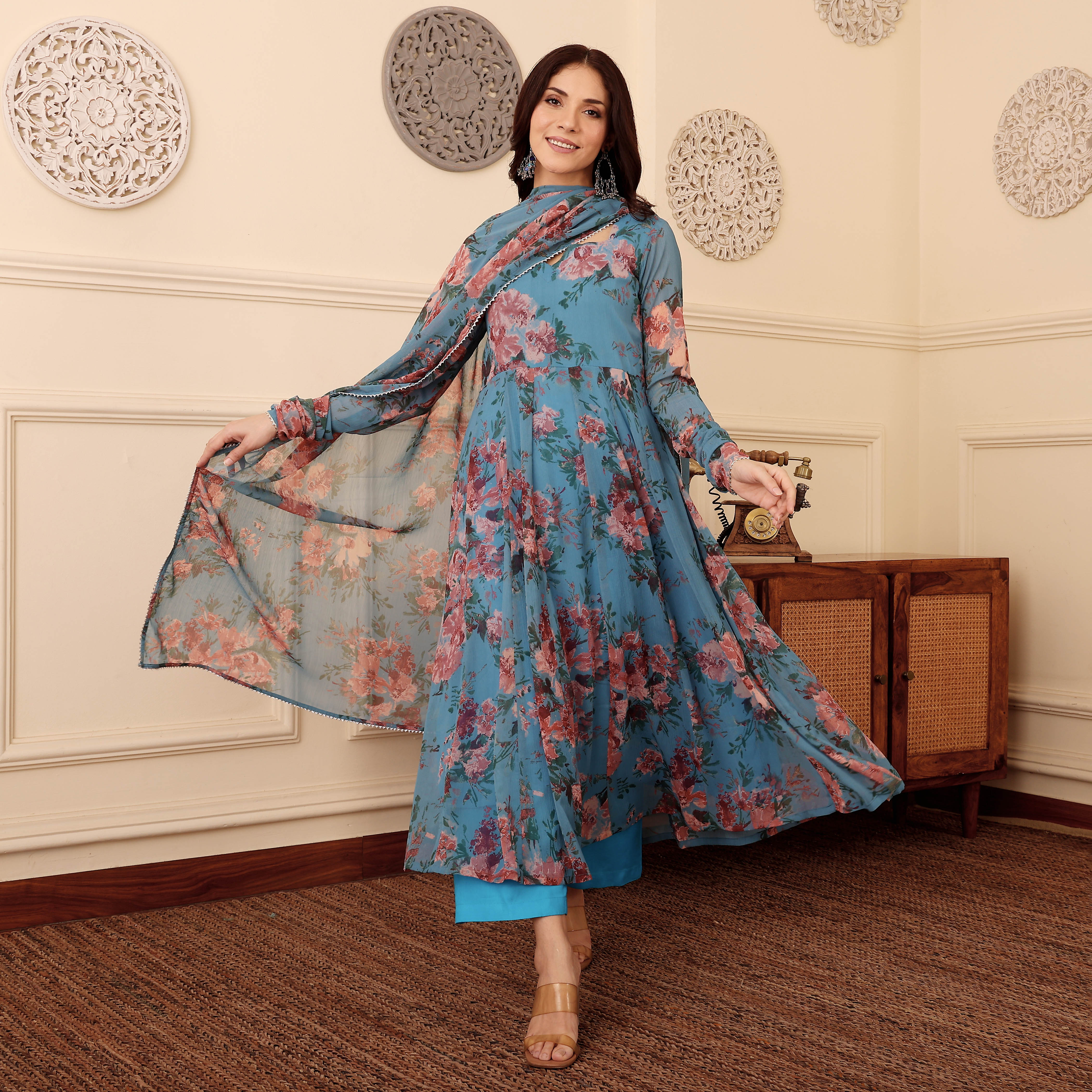 Chandramalika Georgette Set - Image 8