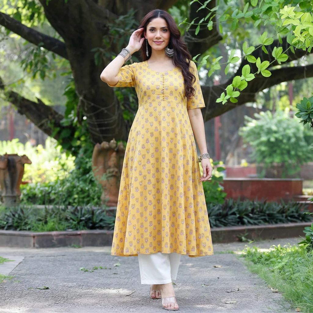 Charu Cotton Kurta - Image 4