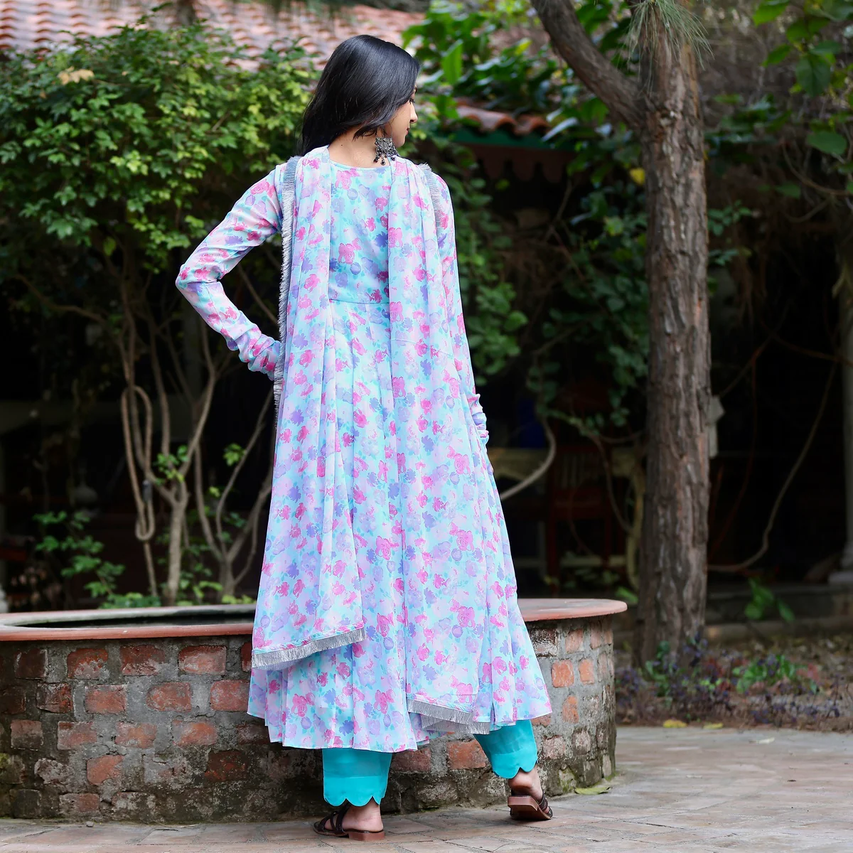 Amber Saria Floral Chiffon Set - Image 8