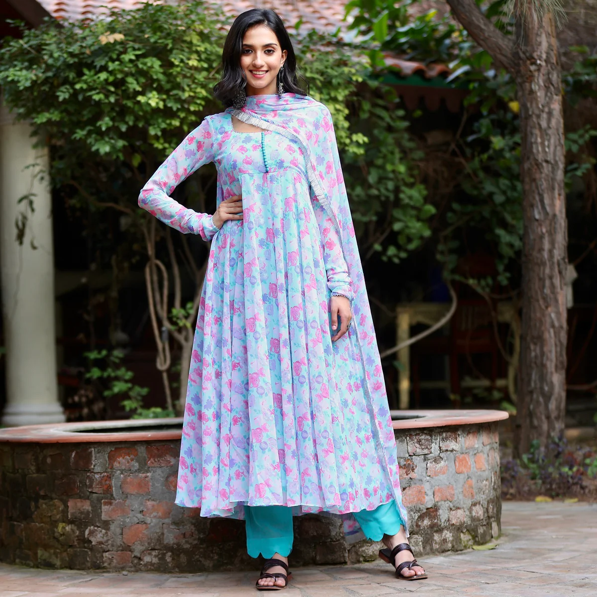Amber Saria Floral Chiffon Set - Image 9