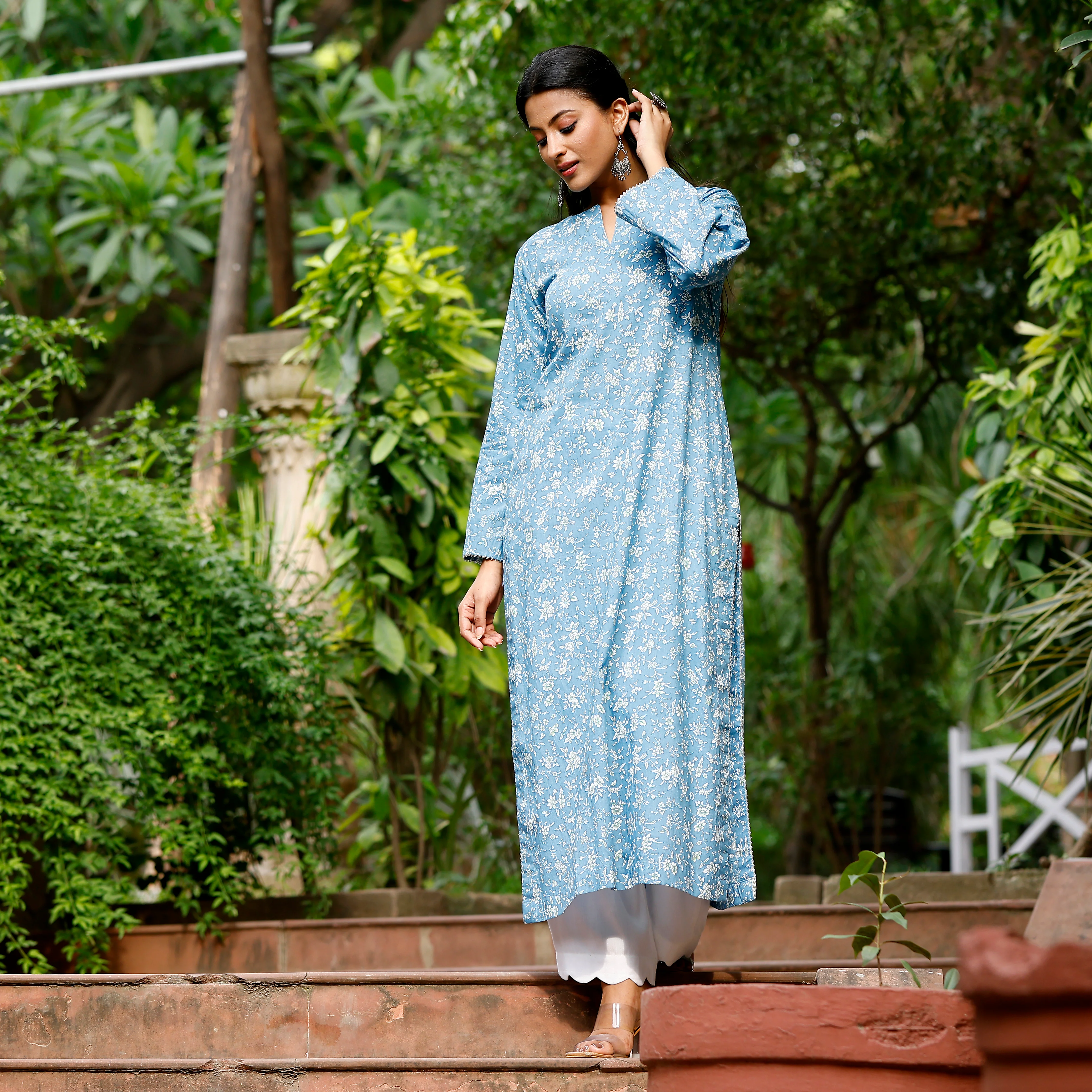 Dhanyasri Cotton Printed  Kurta - Image 2