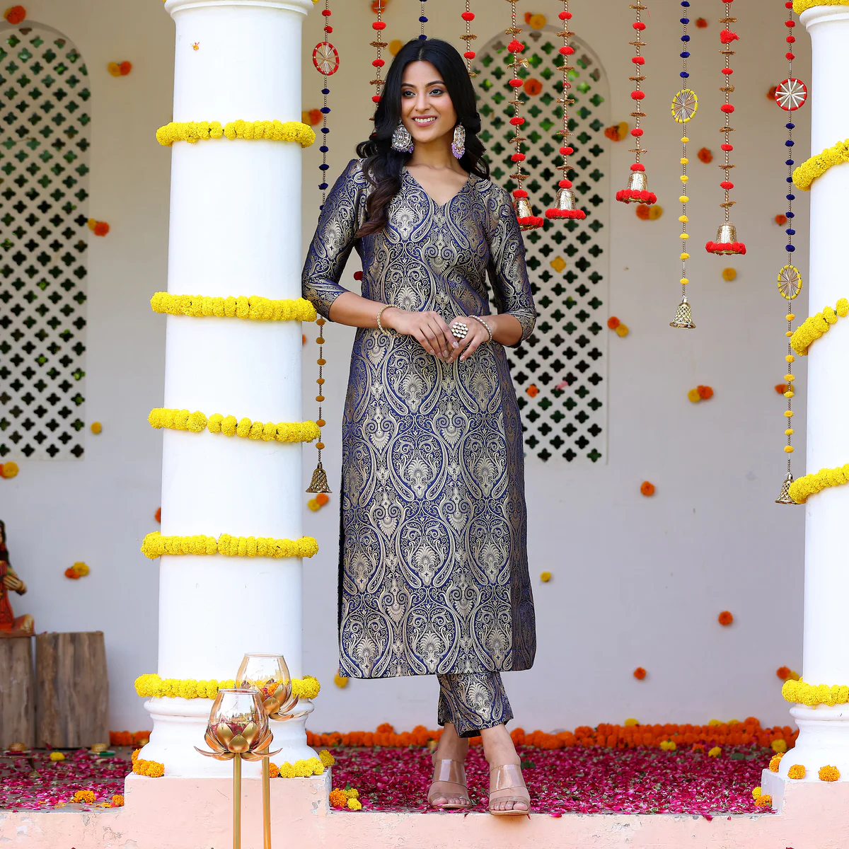 Enaakshi Banarasi Set - Image 6