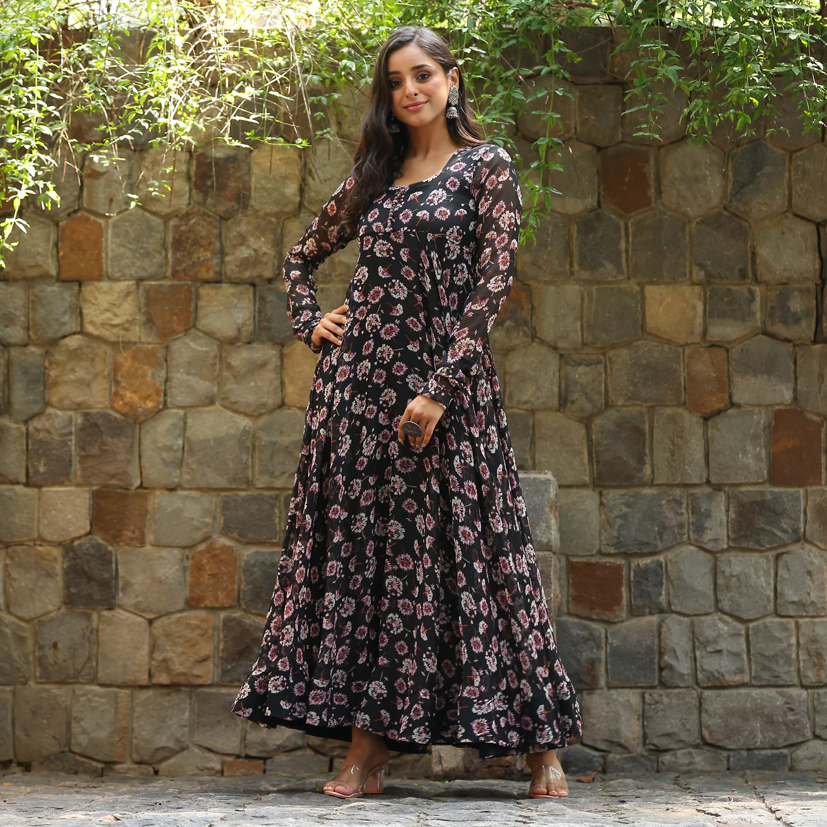 Eshali Floral Georgette dress - Image 3