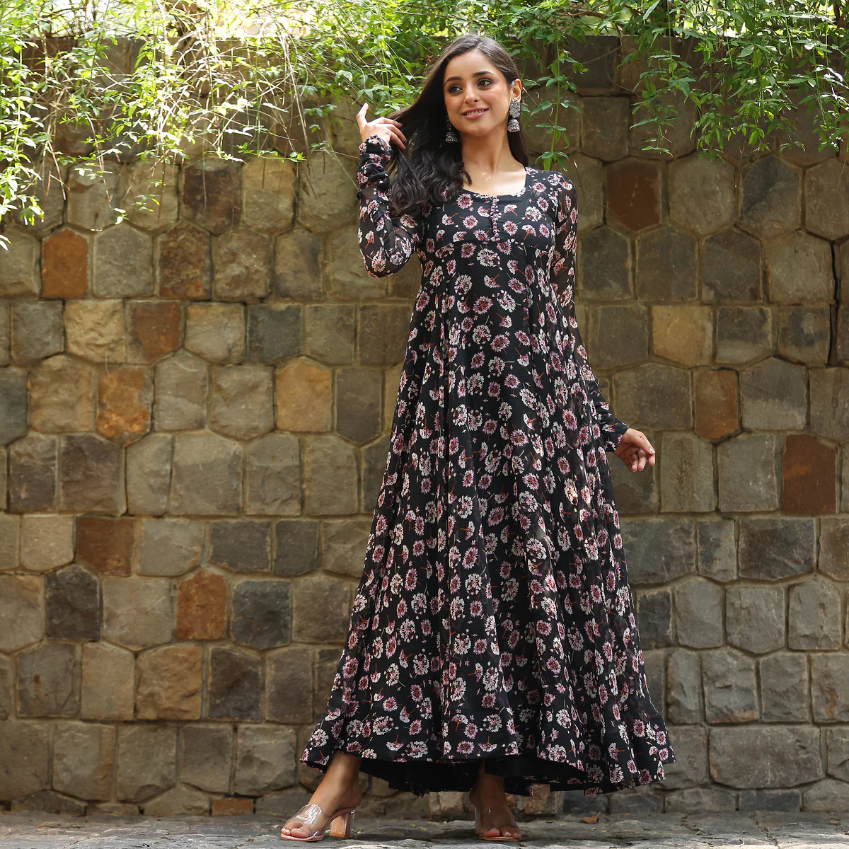 Eshali Floral Georgette dress - Image 4