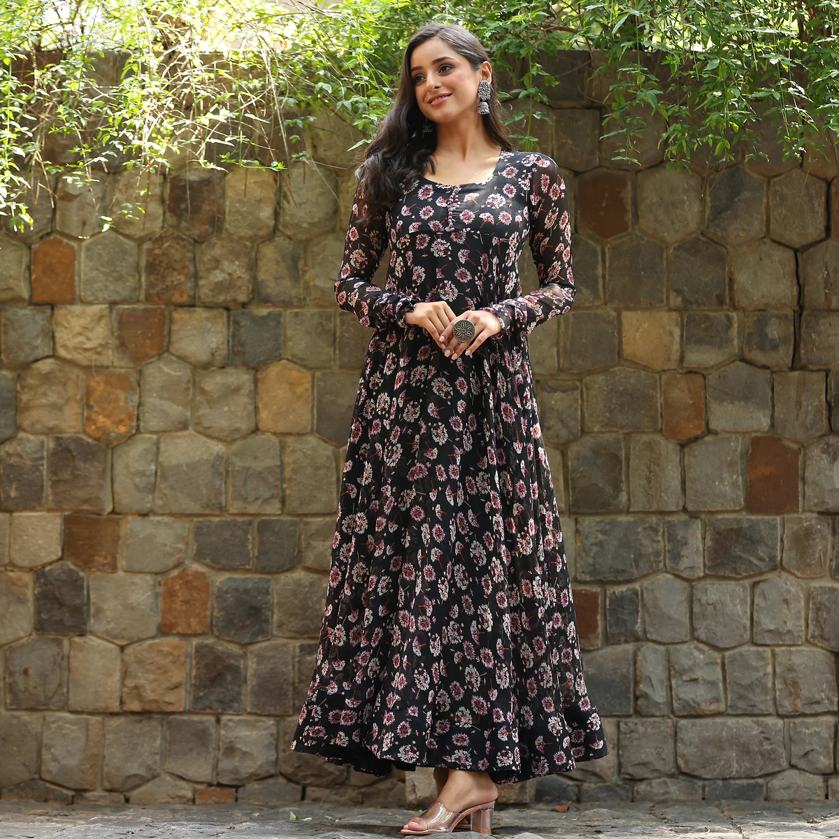 Eshali Floral Georgette dress - Image 5