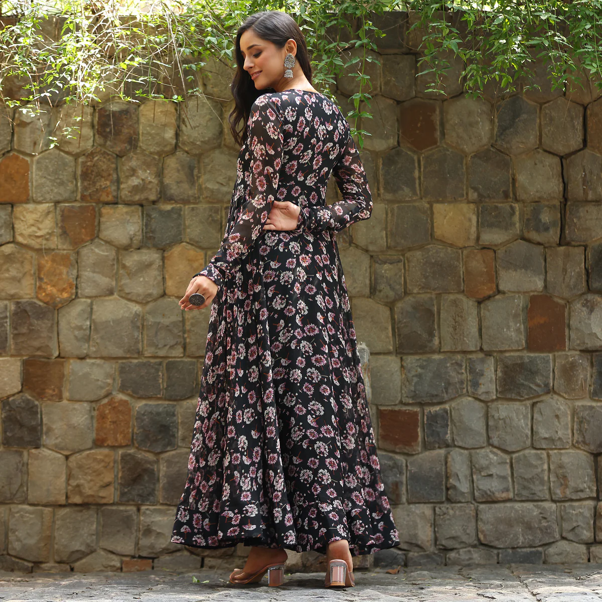 Eshali Floral Georgette dress - Image 6