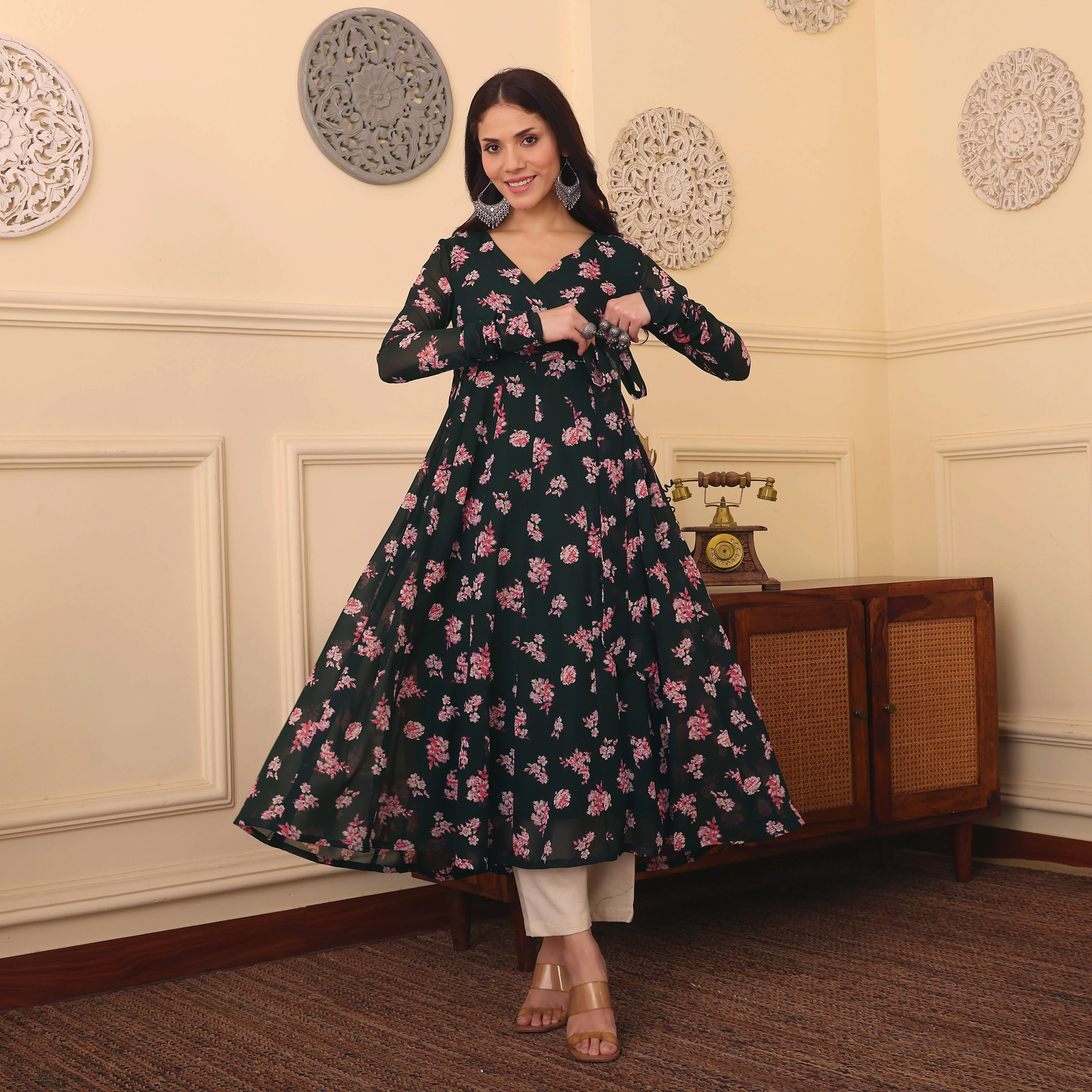 Fai Georgette Kurta - Image 4