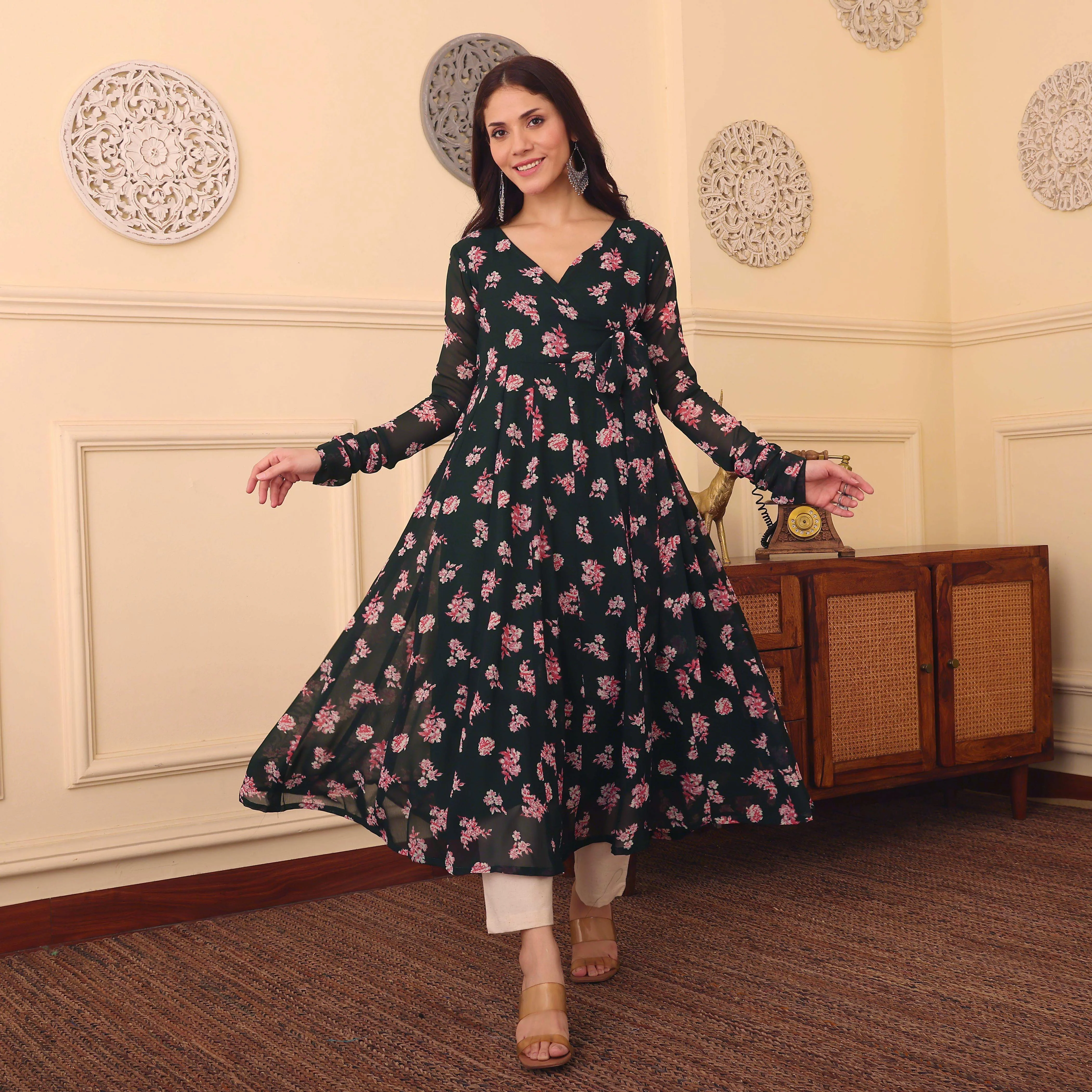 Fai Georgette Kurta - Image 7