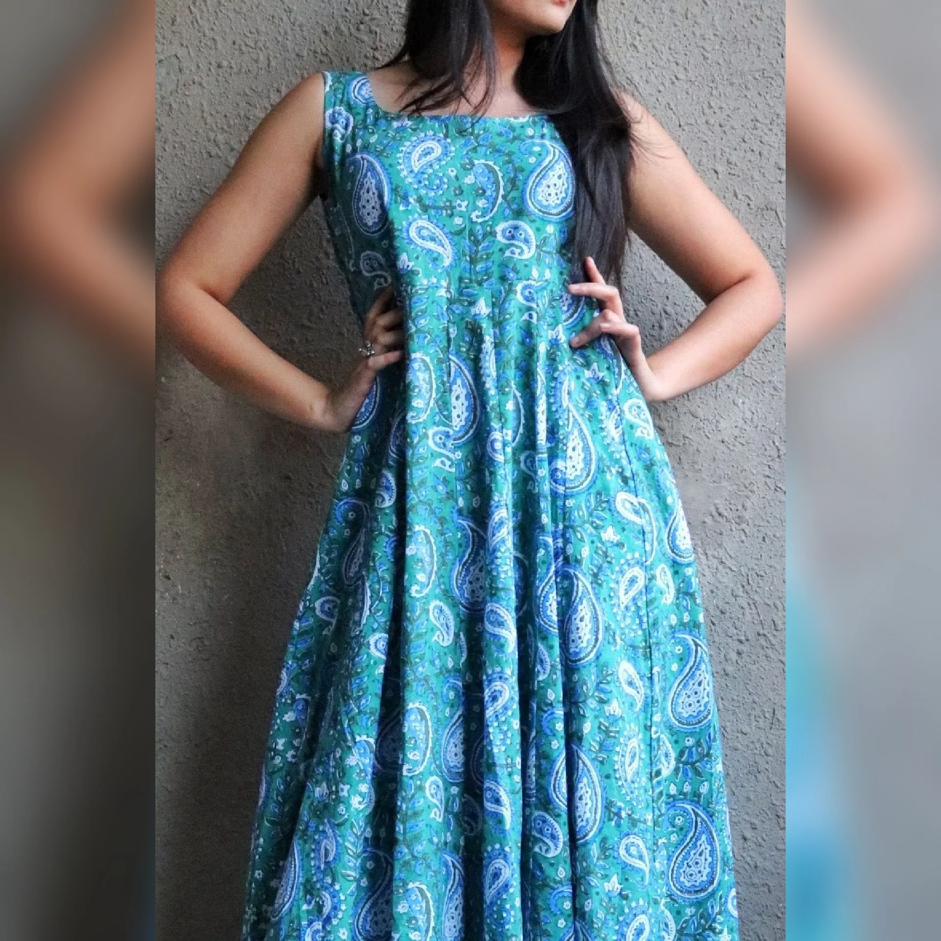 Falak Paisley Kali Kurta - Image 5
