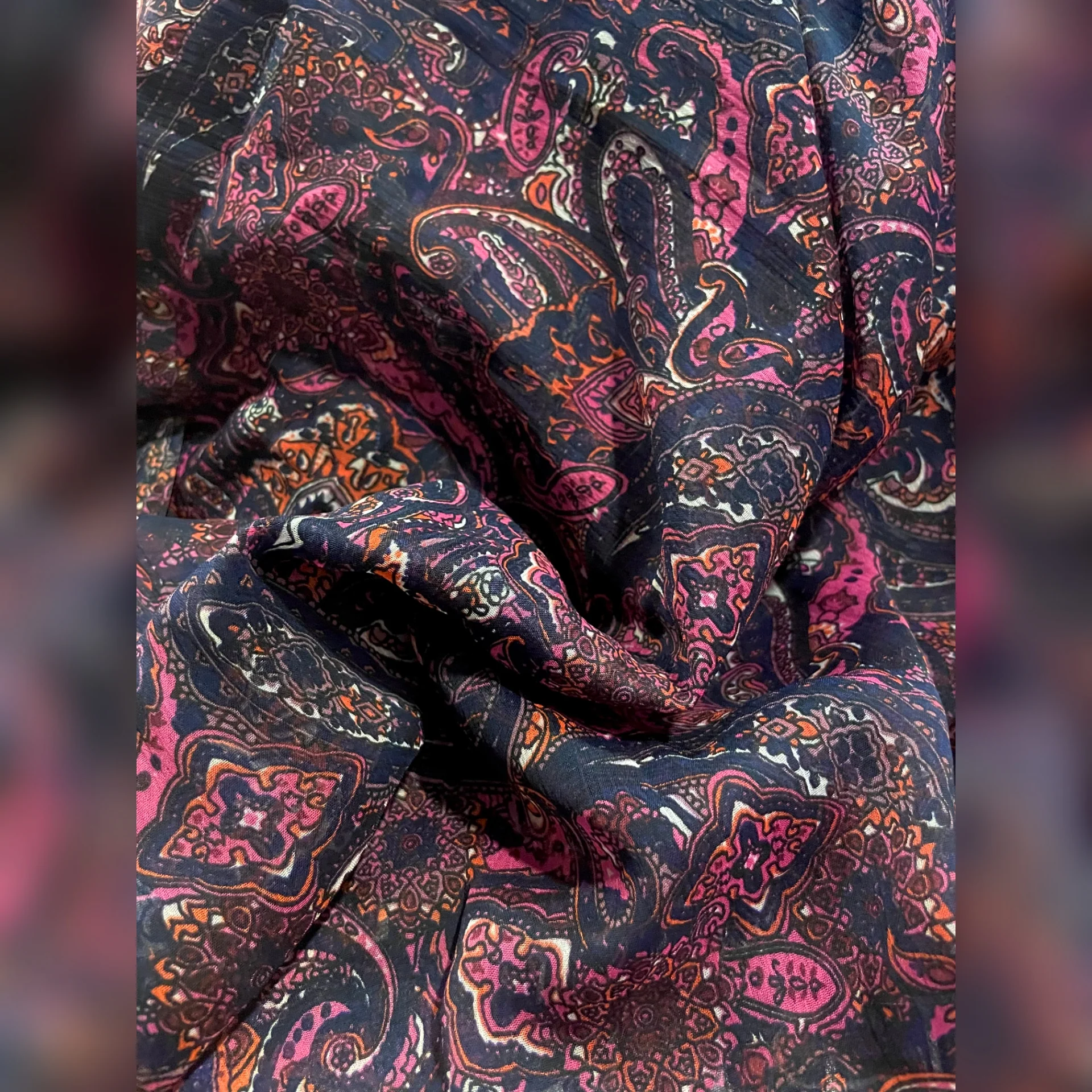 Faraah Paisley Georgette  Kurta - Image 4