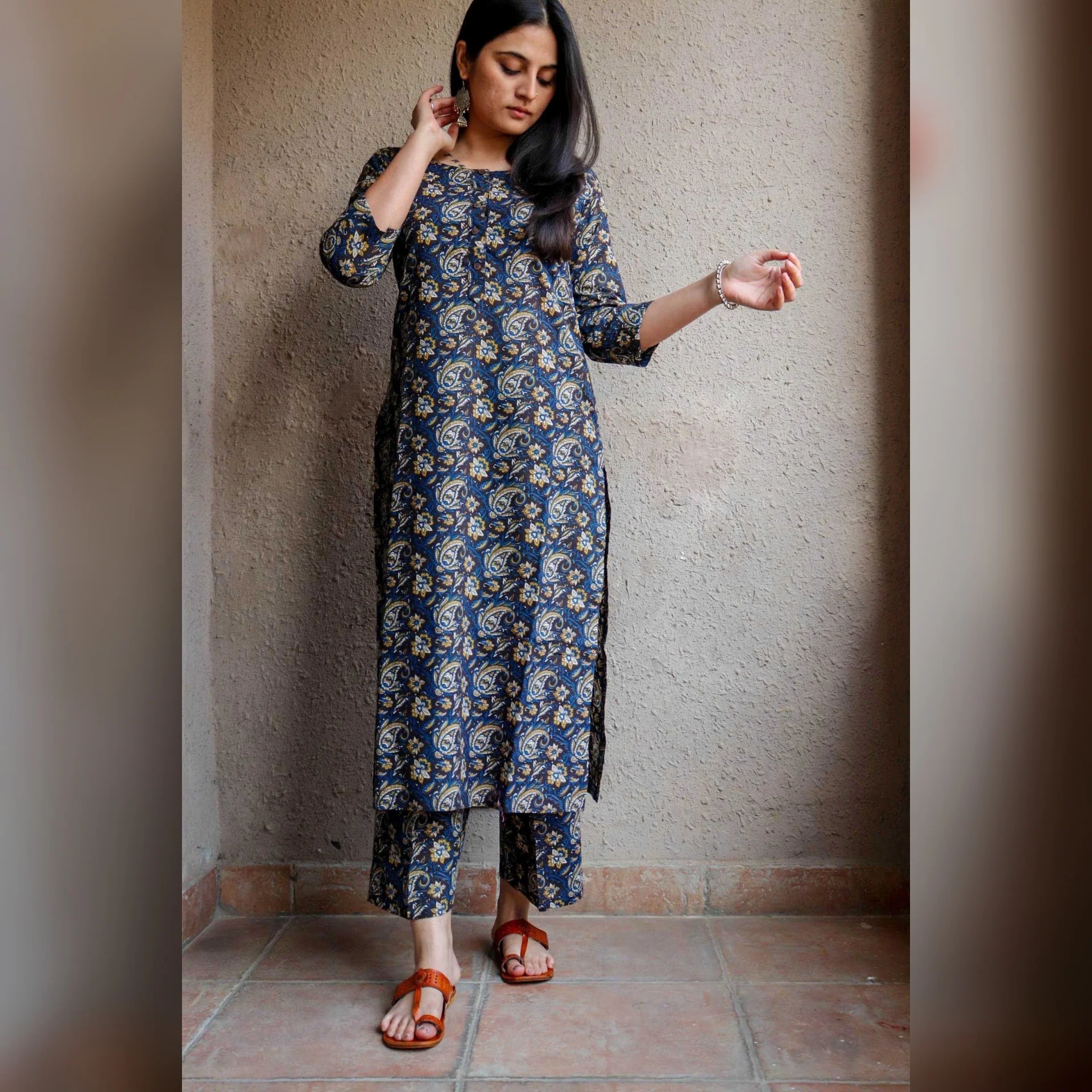 Fariha Kalamakri Set - Image 3