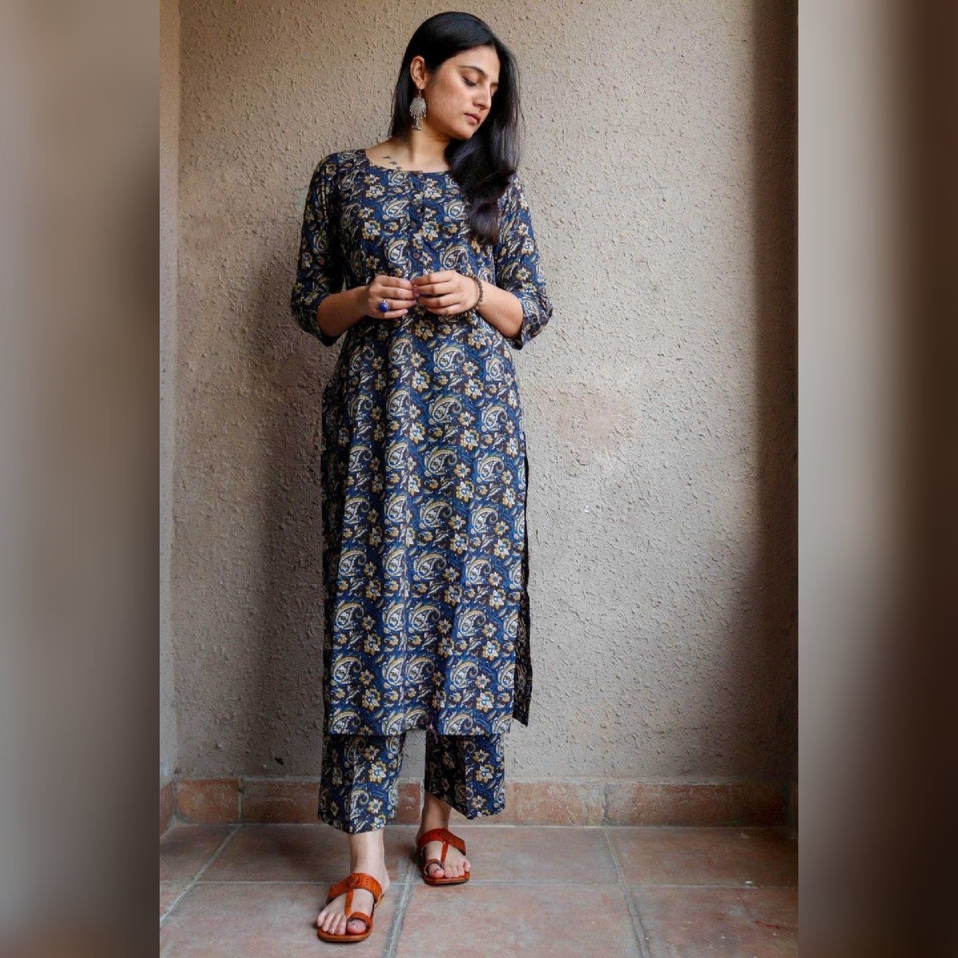 Fariha Kalamakri Set - Image 4