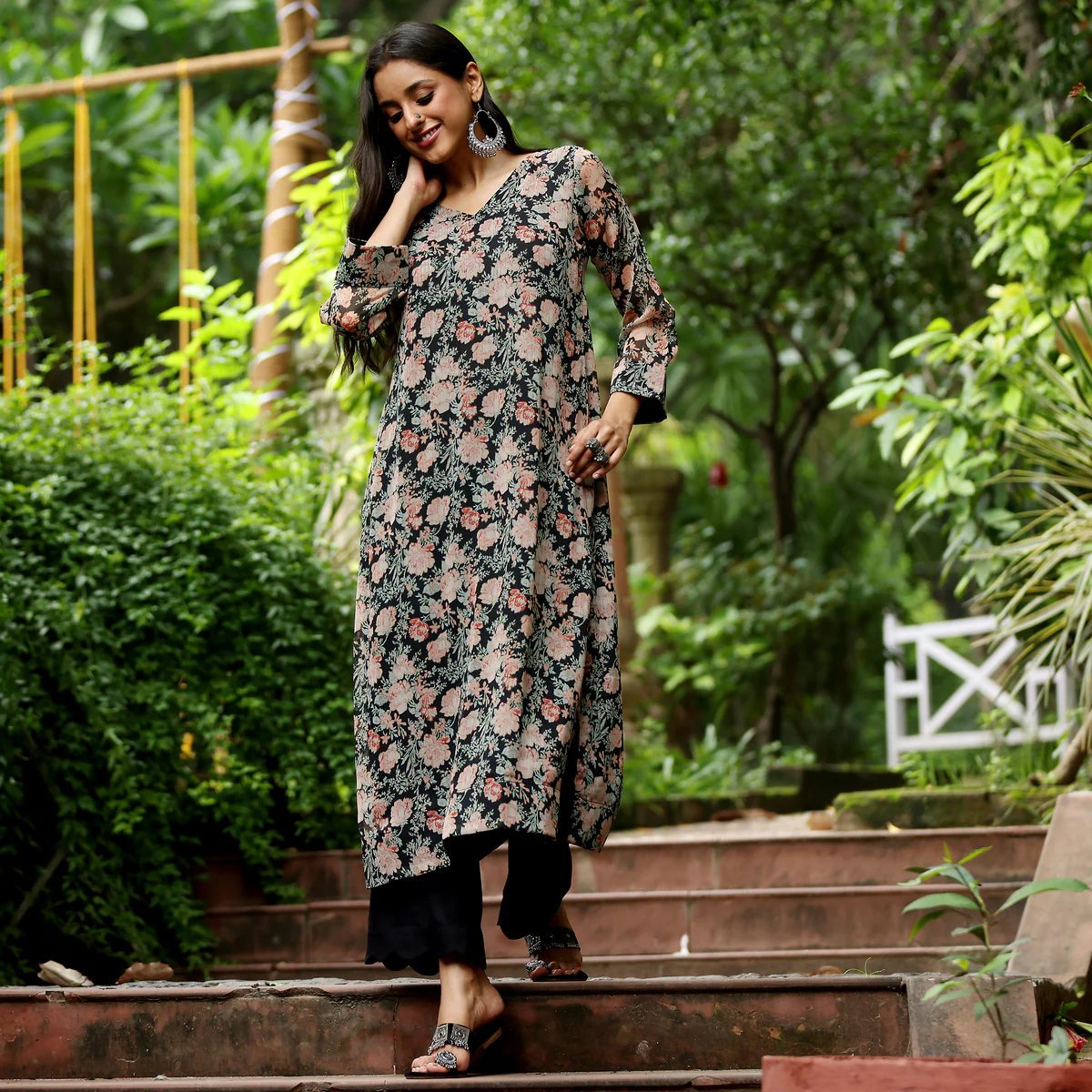 Faza straight Georgette Kurta - Image 7