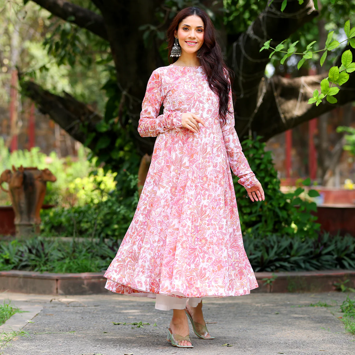 Floral Dalaja Georgette Kurta - Image 2