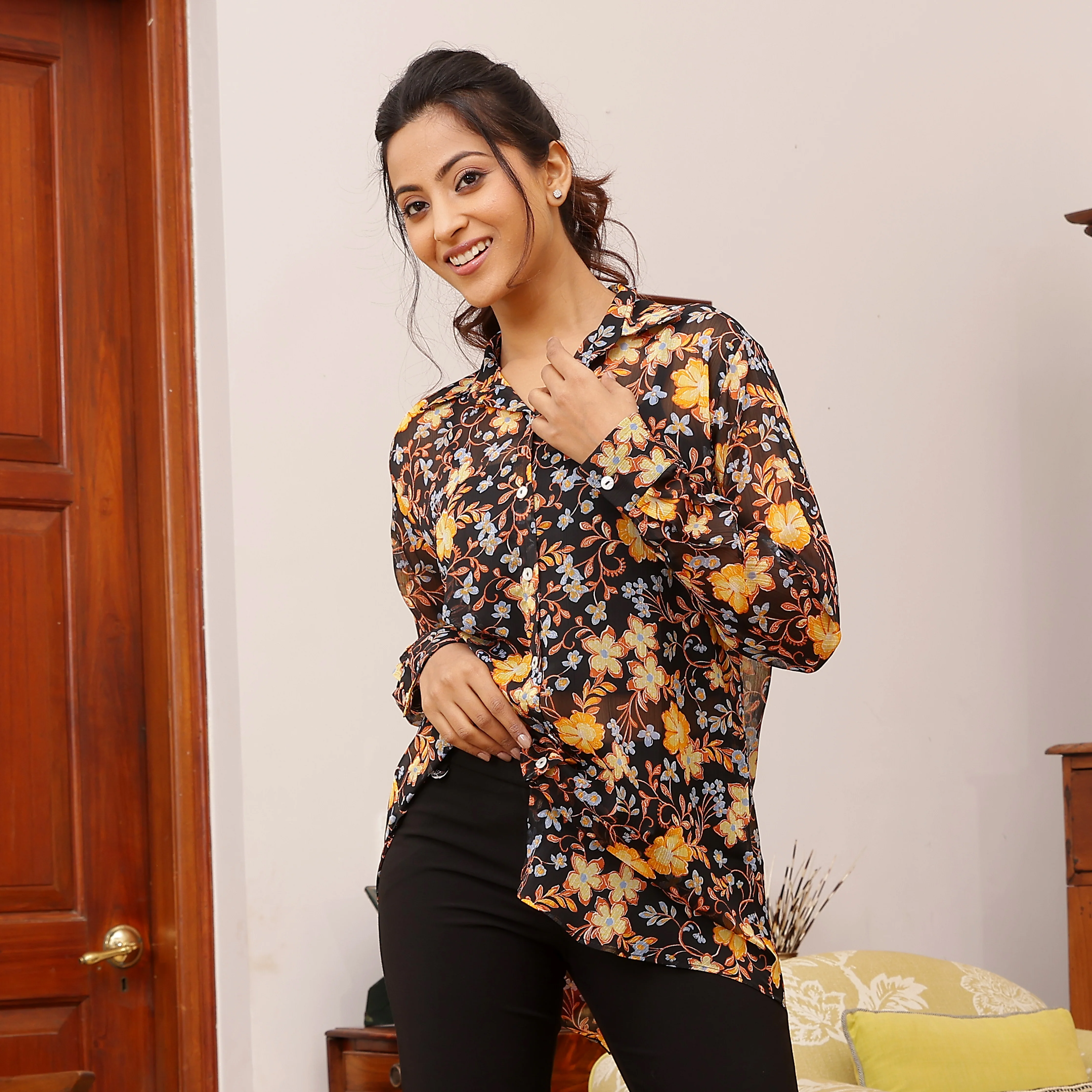 Buru Sera Floral Shirt - Image 4