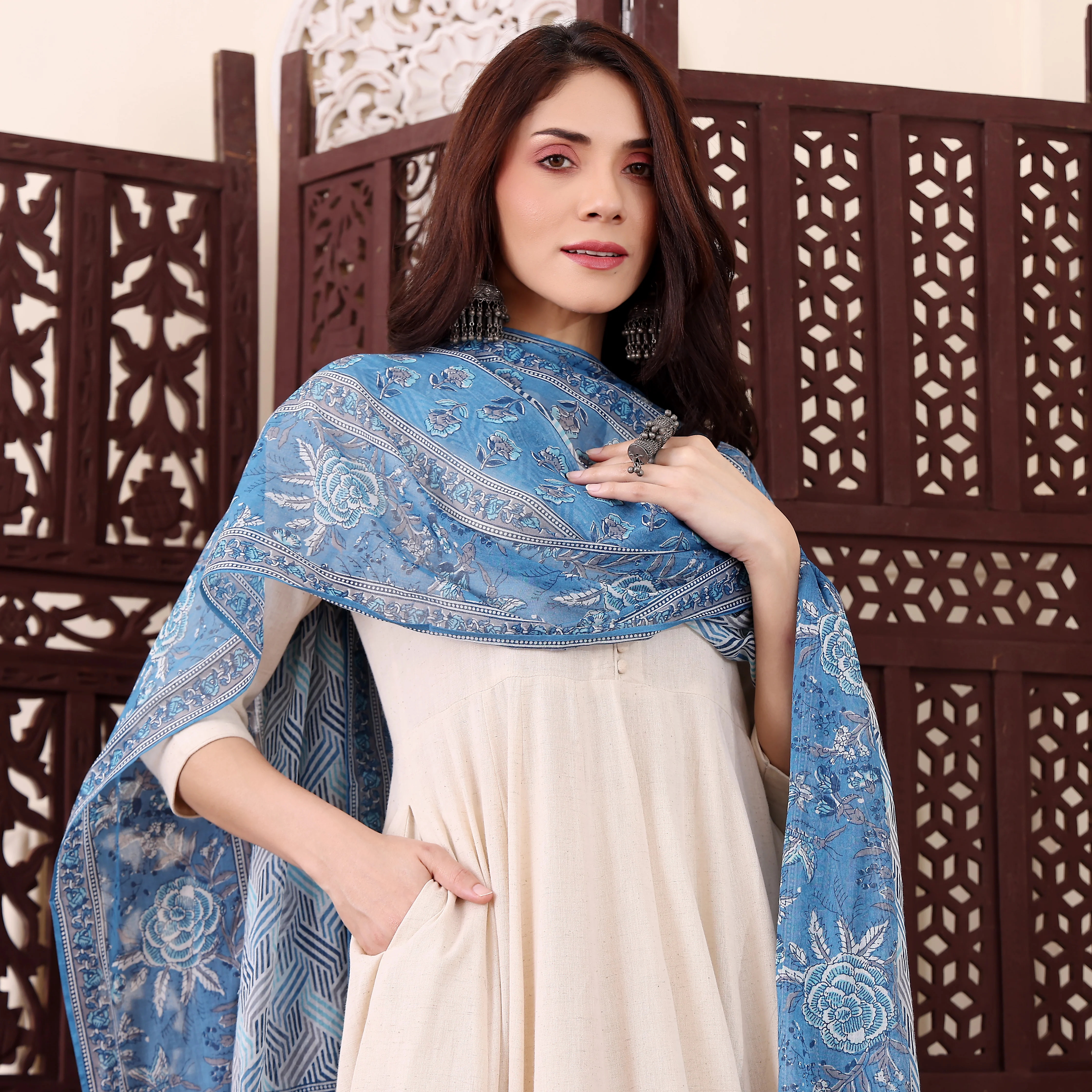 Gayatri Handloom Cotton Set - Image 3