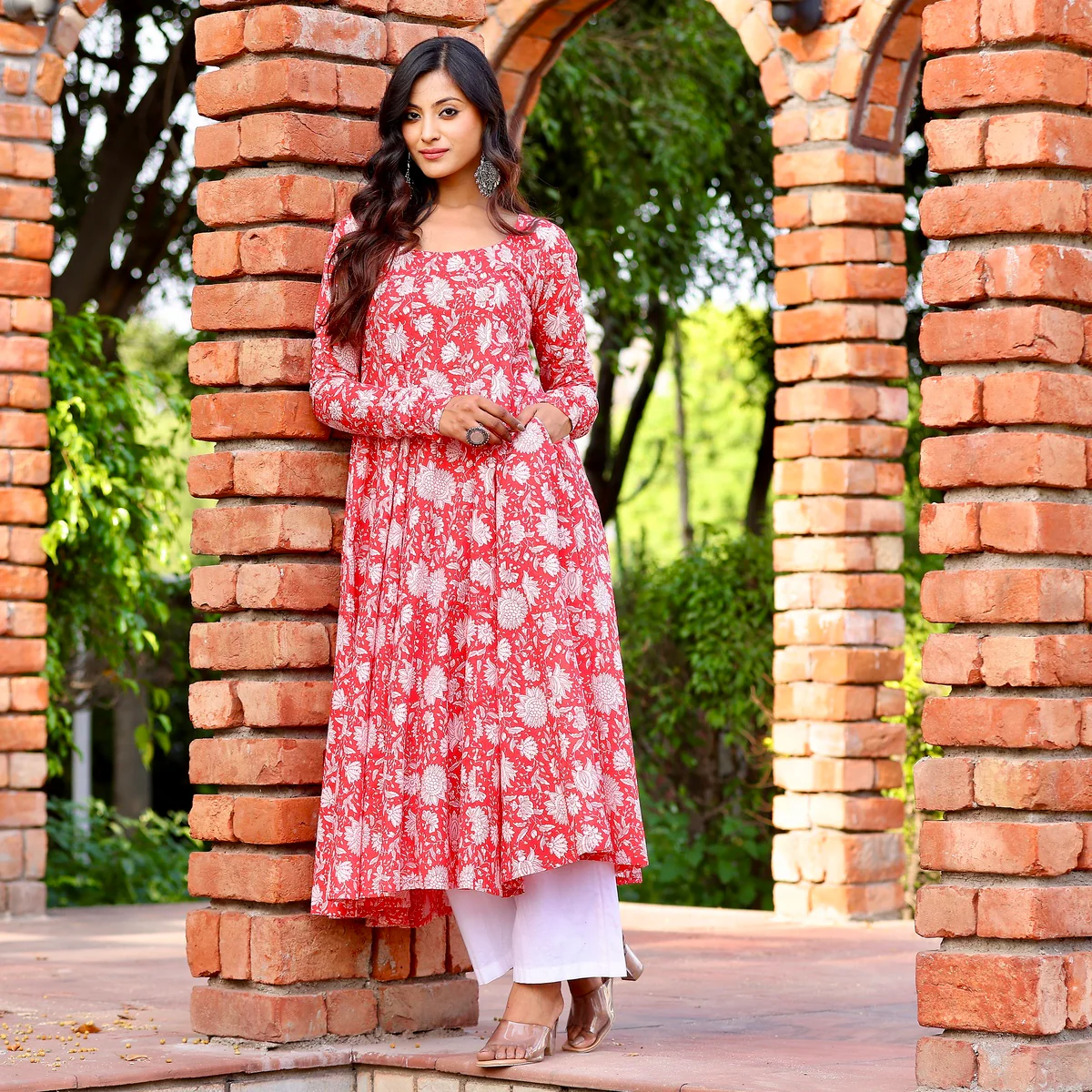 Phulwari Printed Cotton Kurta - Image 4