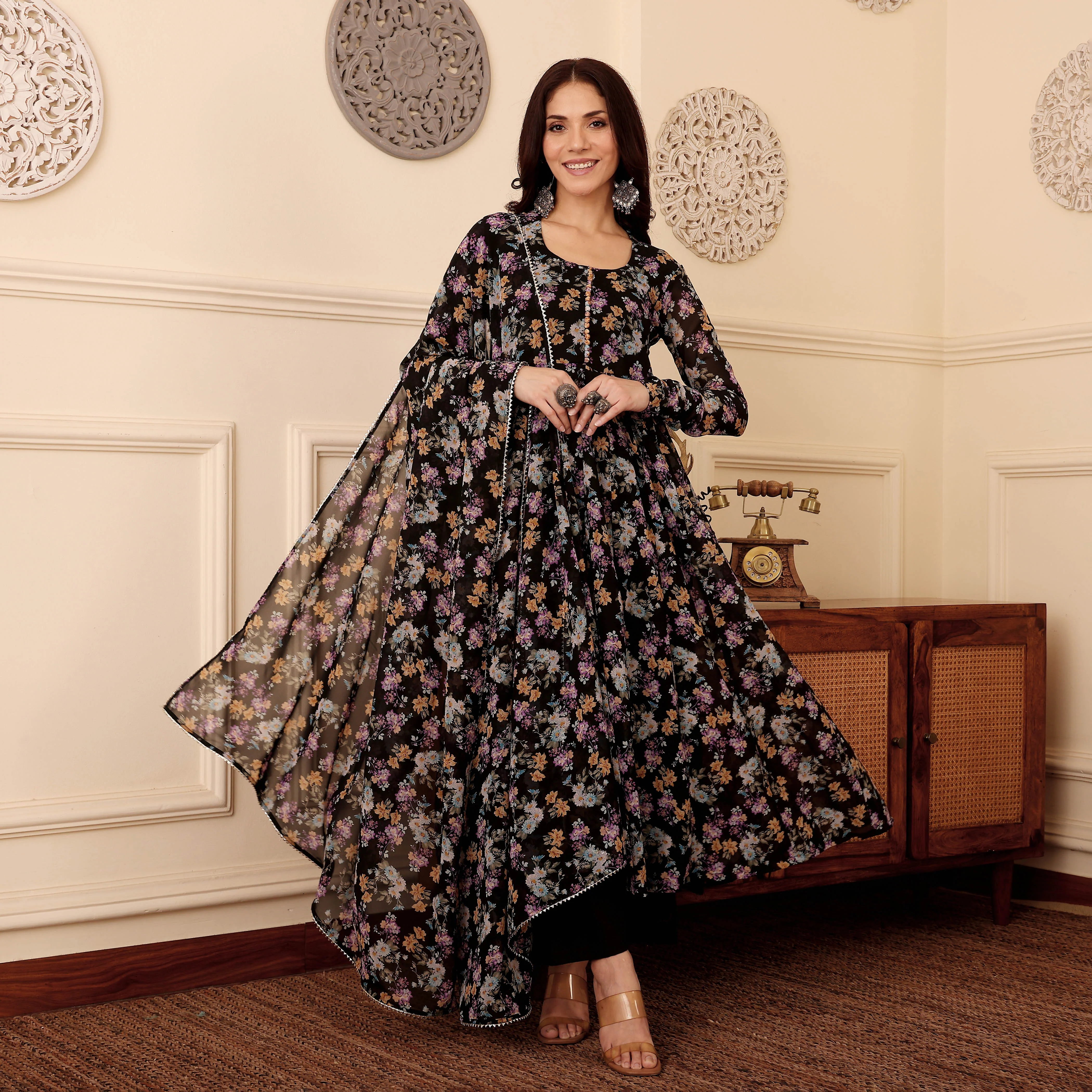 Gulmohar Georgette Set