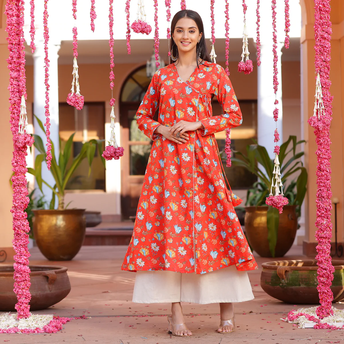 Gulnaaz Cotton Angrkaha Set - Image 3