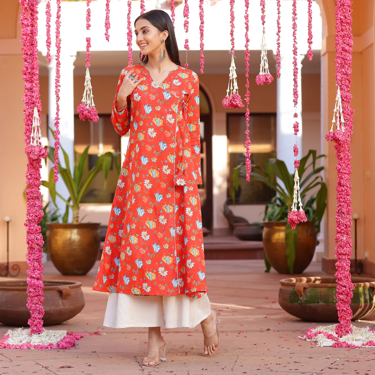 Gulnaaz Cotton Angrkaha Set - Image 4
