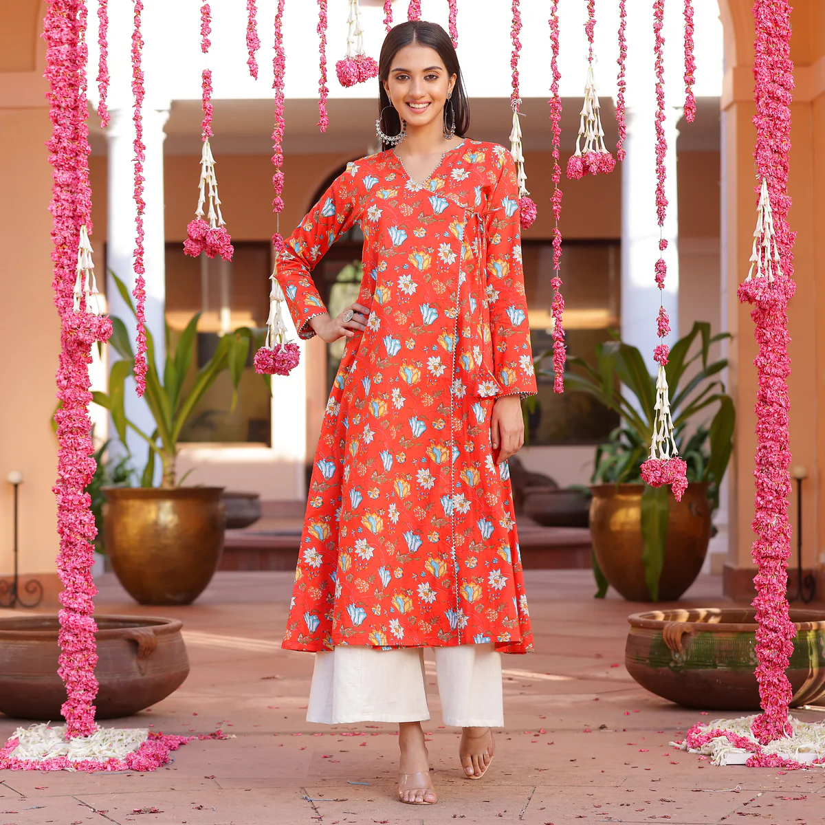 Gulnaaz Cotton Angrkaha Set - Image 5