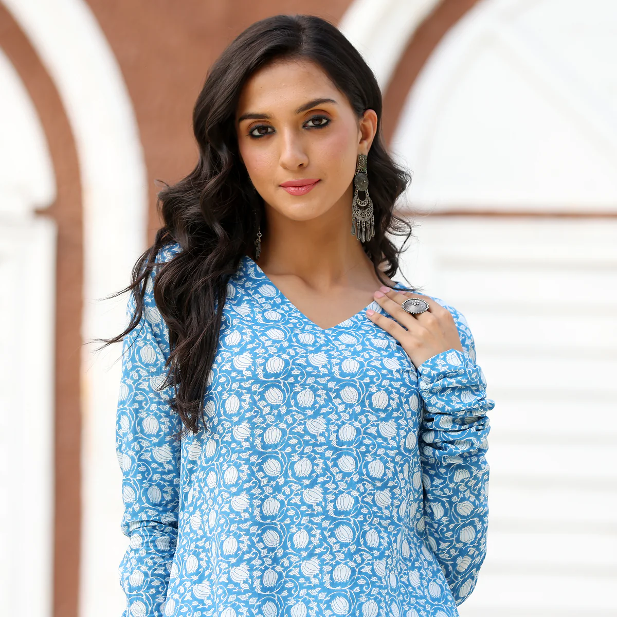 Neel Printed Kameez - Image 3
