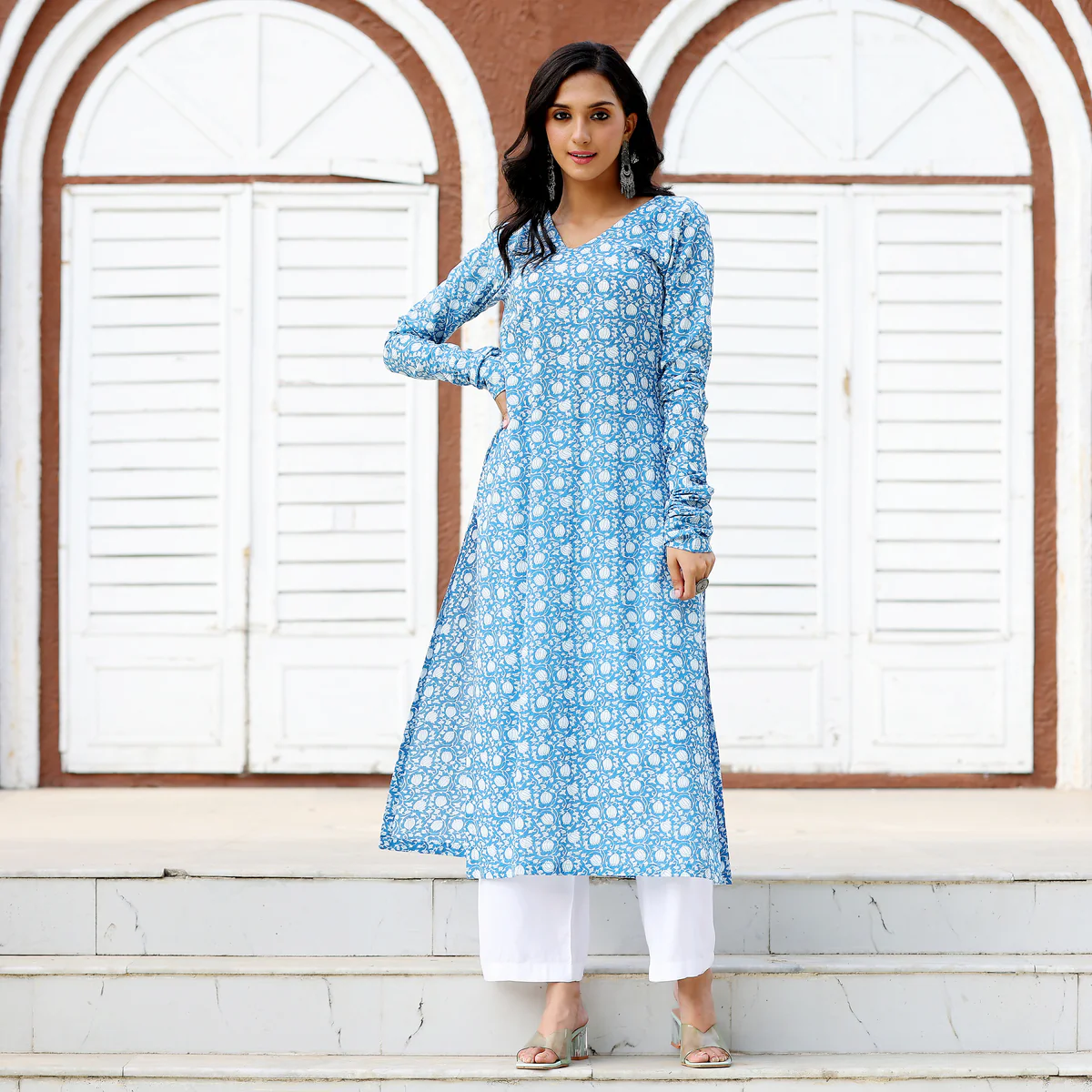 Neel Printed Kameez - Image 6