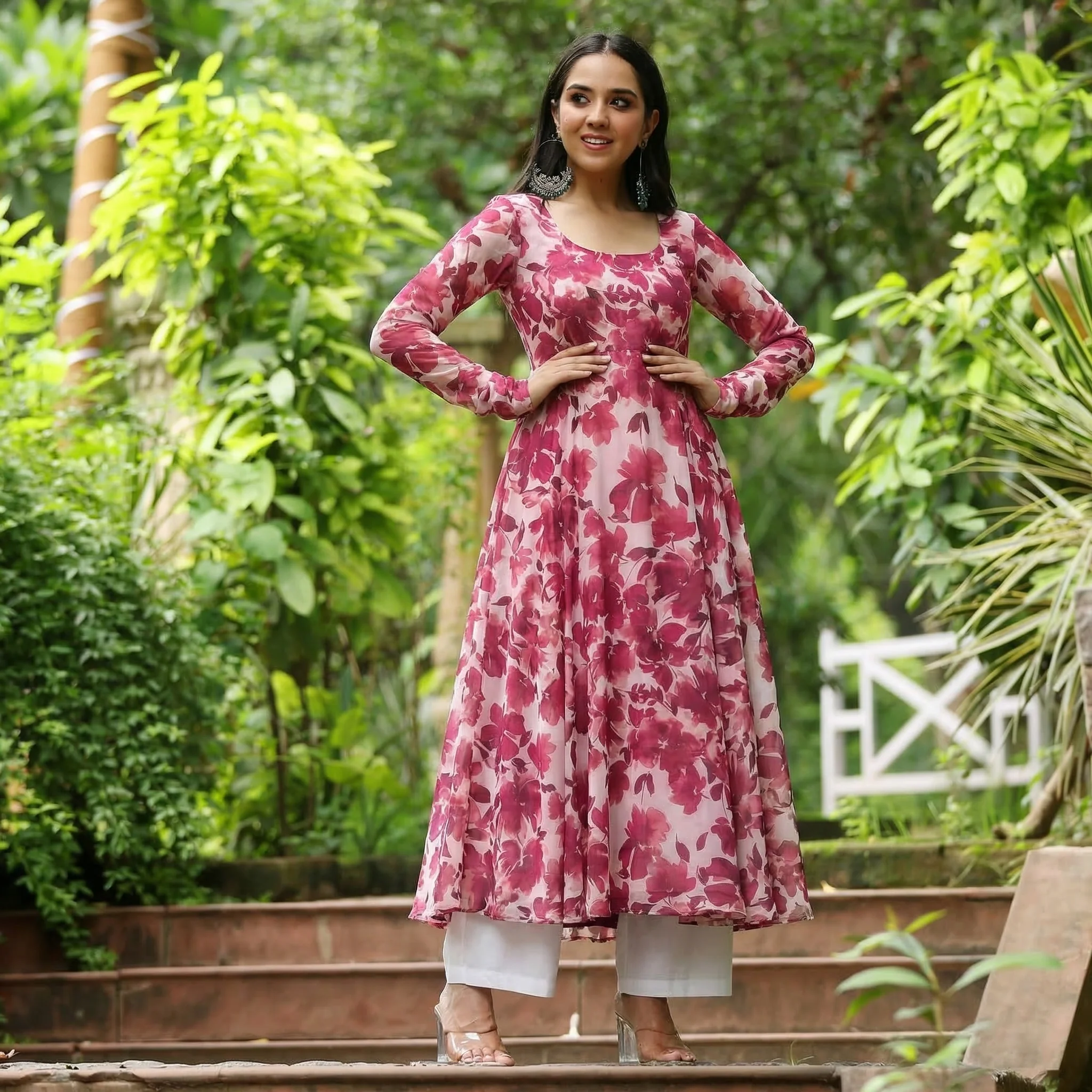 Hana Georgette Kurta - Image 2