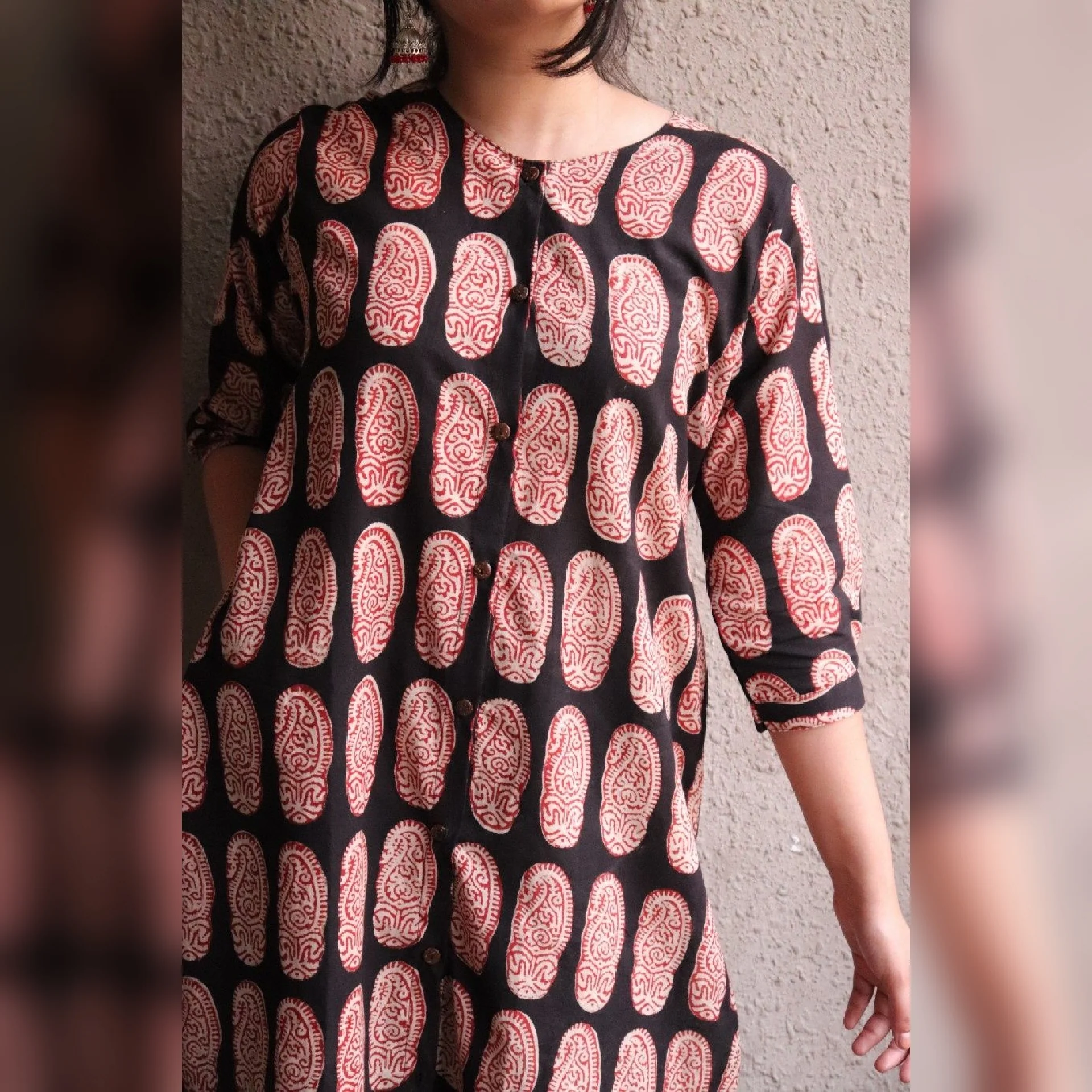 Heer Block Printed Kurta Set - Image 3