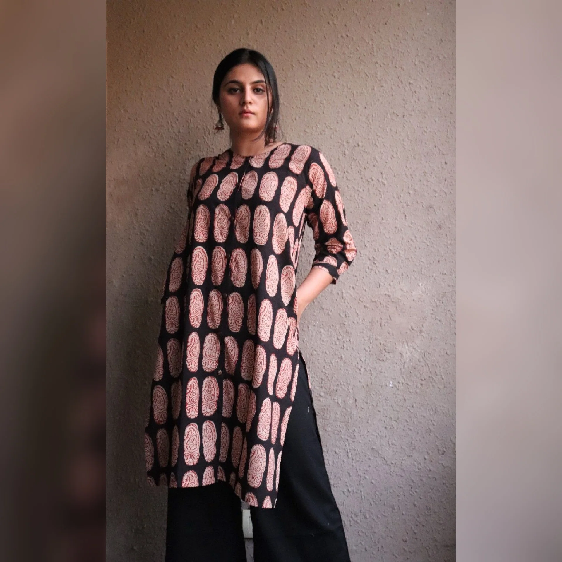 Heer Block Printed Kurta Set - Image 4