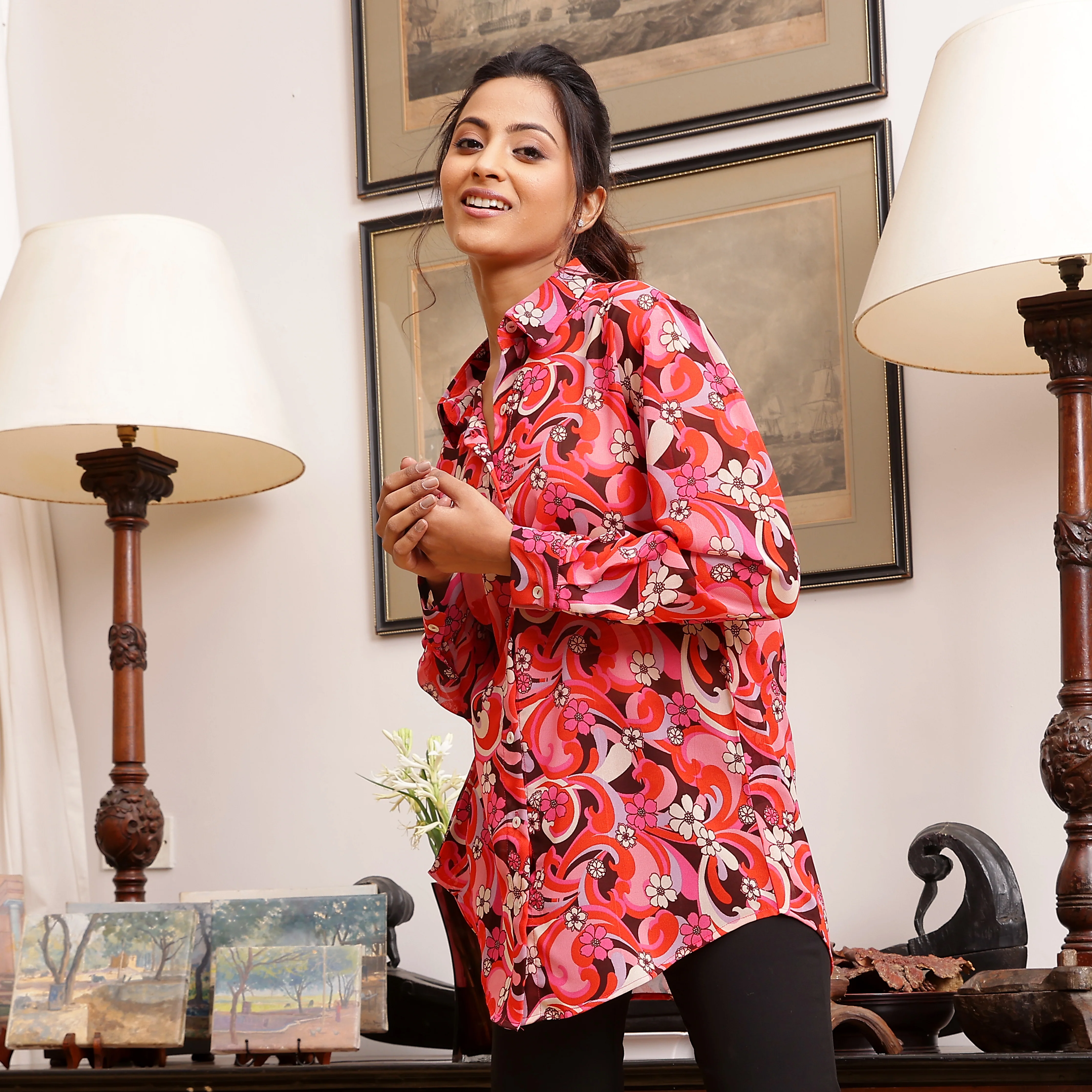 Zulfez Print Shirt - Image 3