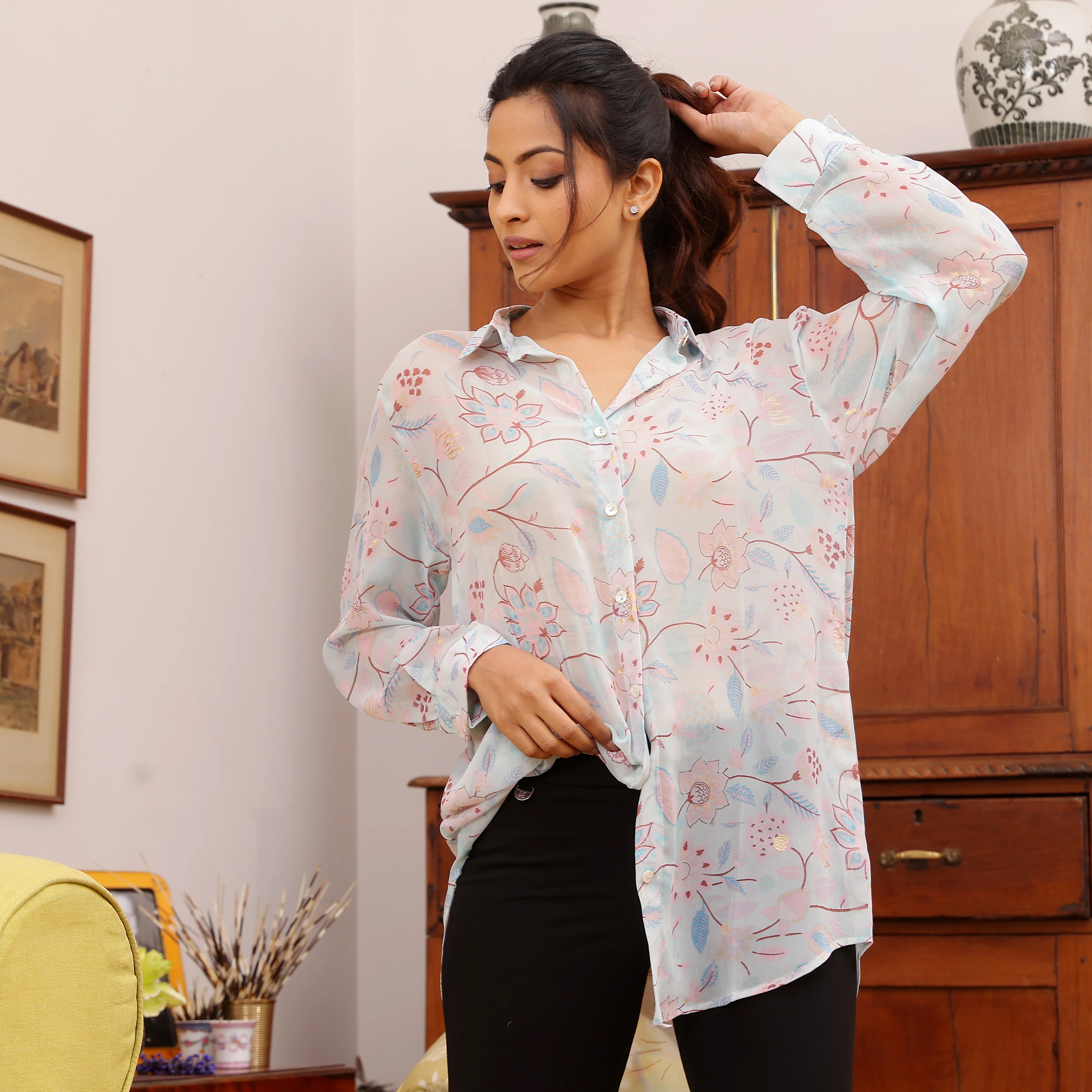 White Frangi Shirt - Image 4