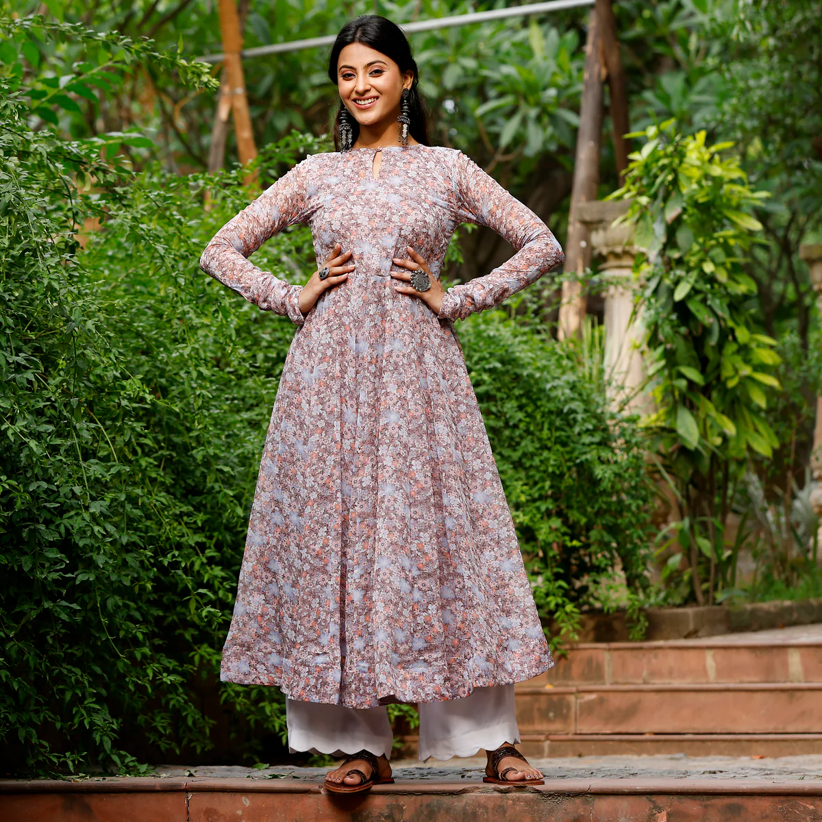 Idalia Chiffon Kurta - Image 3