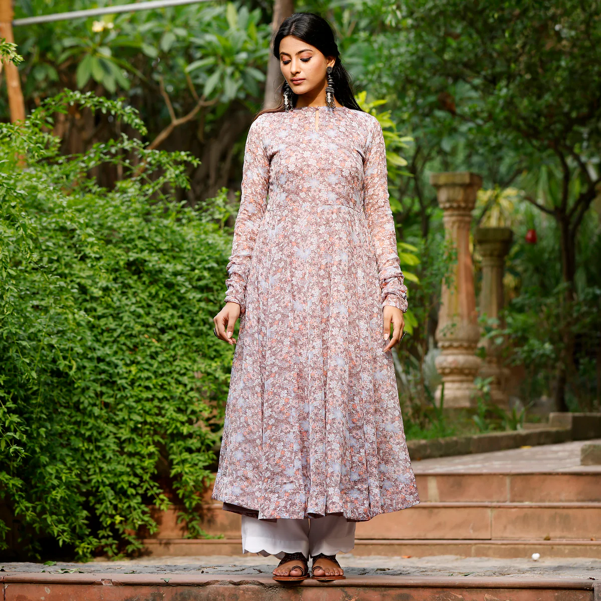 Idalia Chiffon Kurta - Image 4