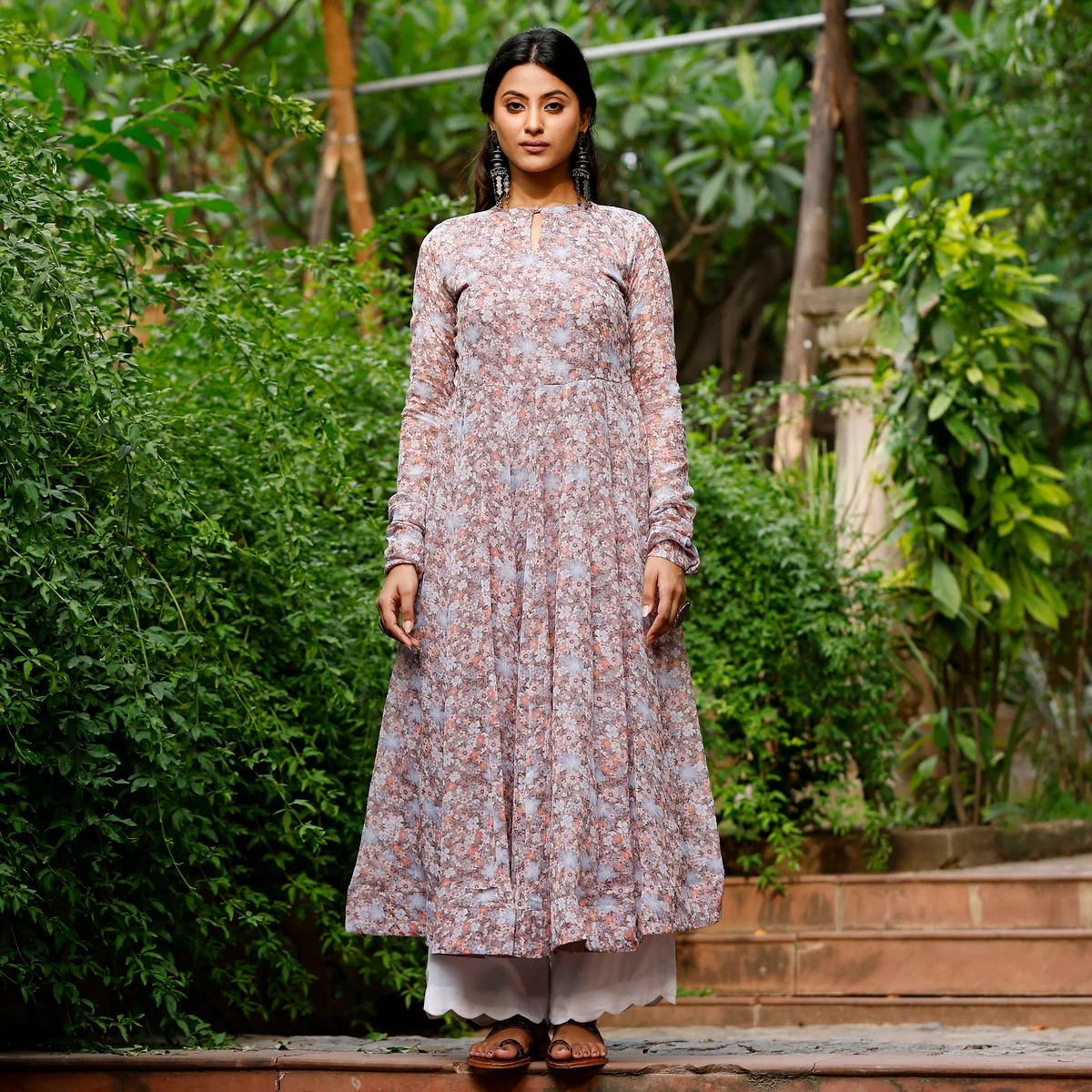 Idalia Chiffon Kurta - Image 7