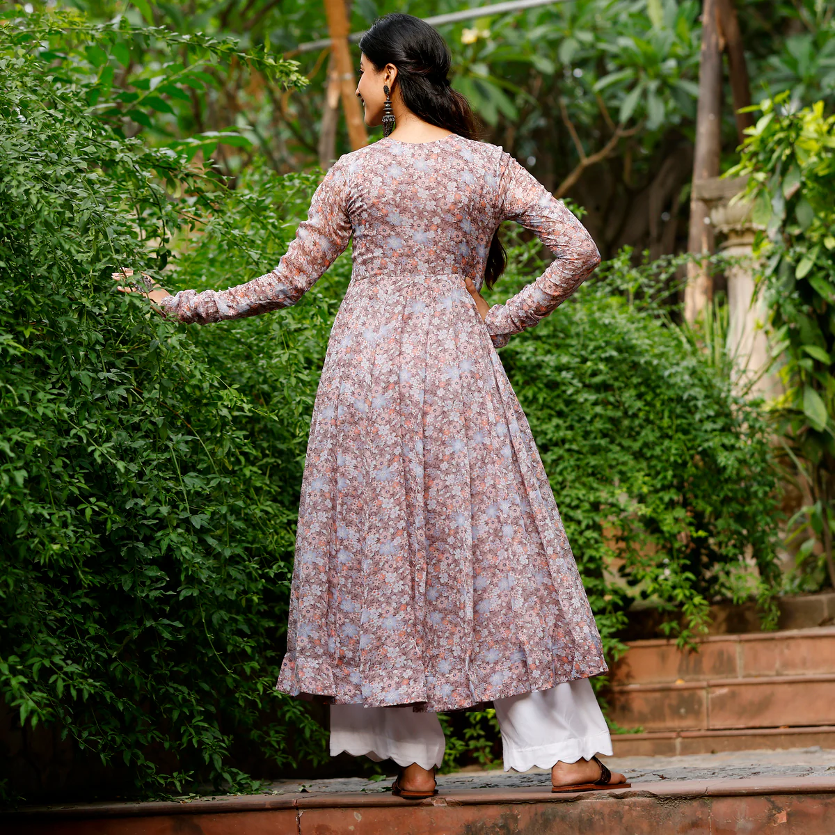 Idalia Chiffon Kurta - Image 8