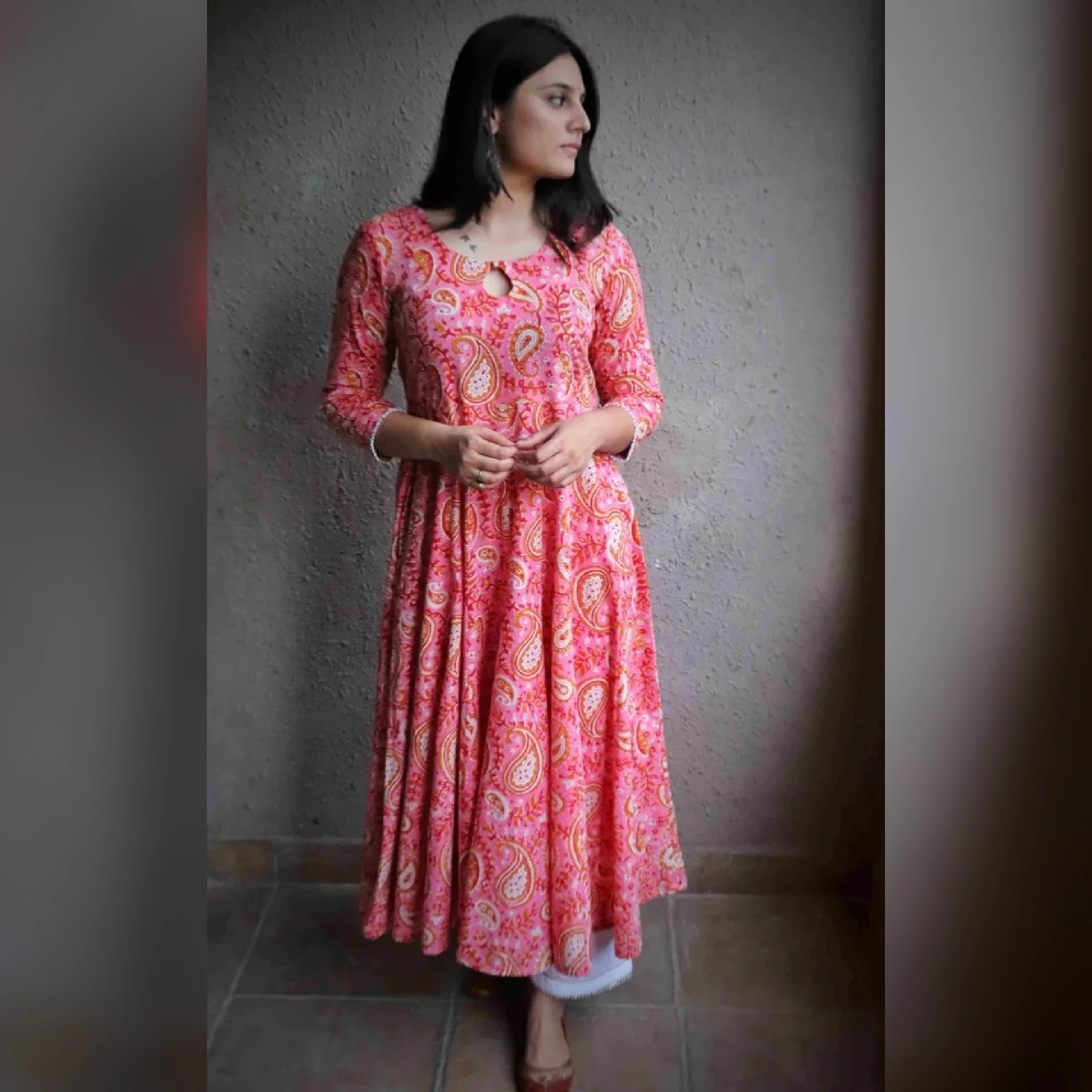 Iffrah hand block printed Kurta - Image 2