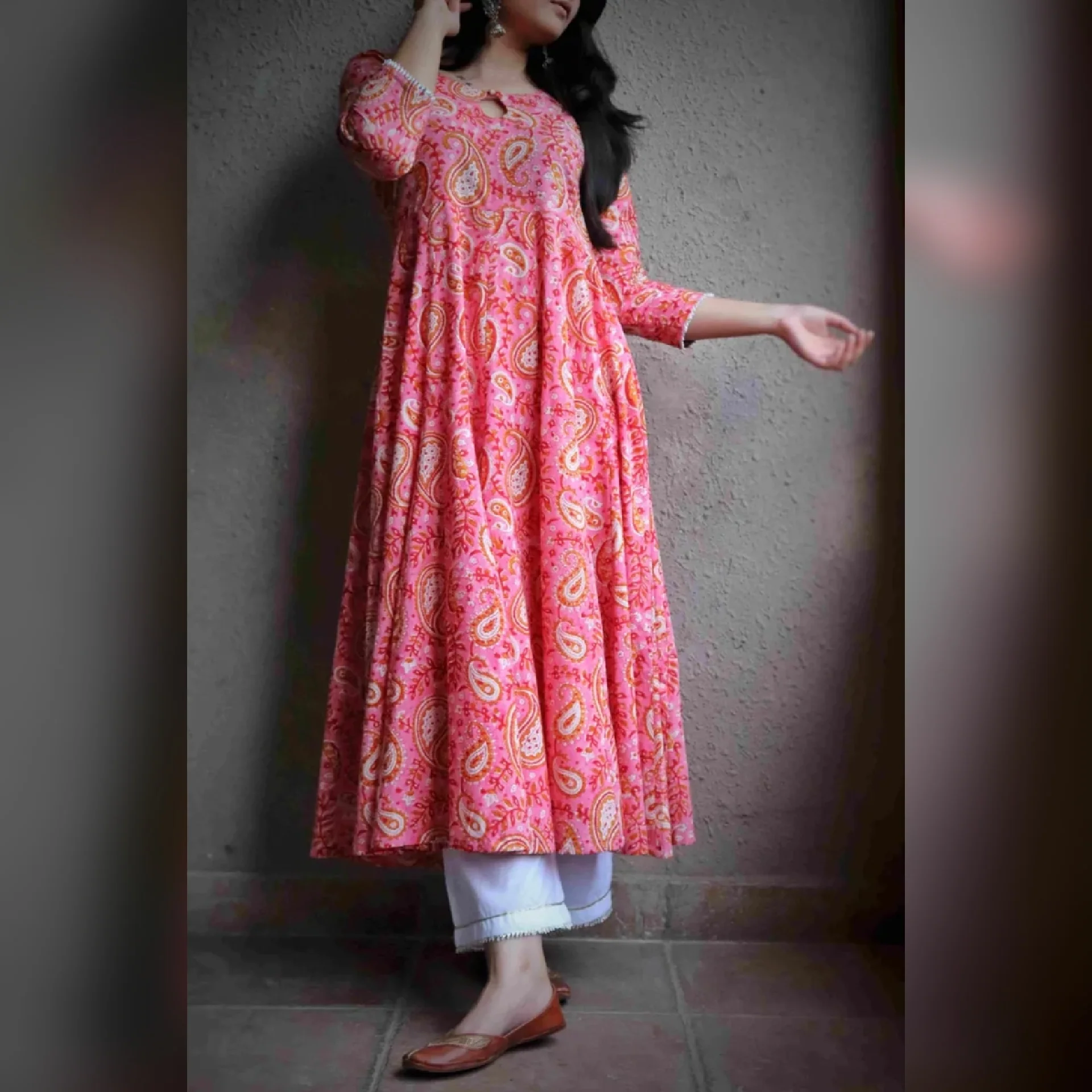 Iffrah hand block printed Kurta - Image 4