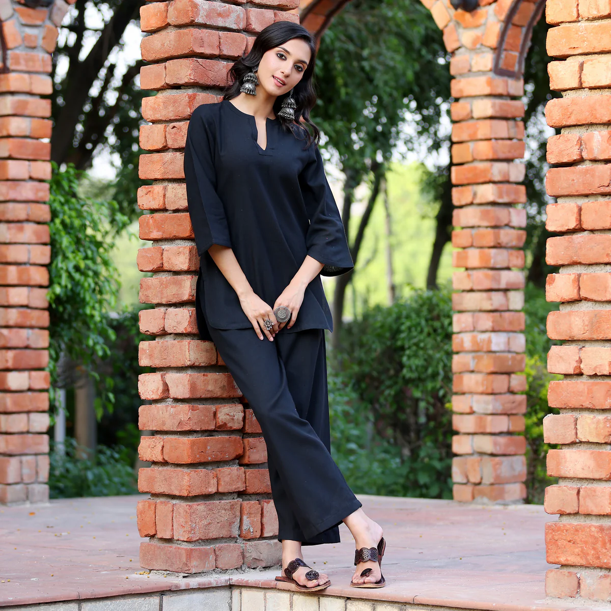 Inayet Black Co-ord Set - Image 5