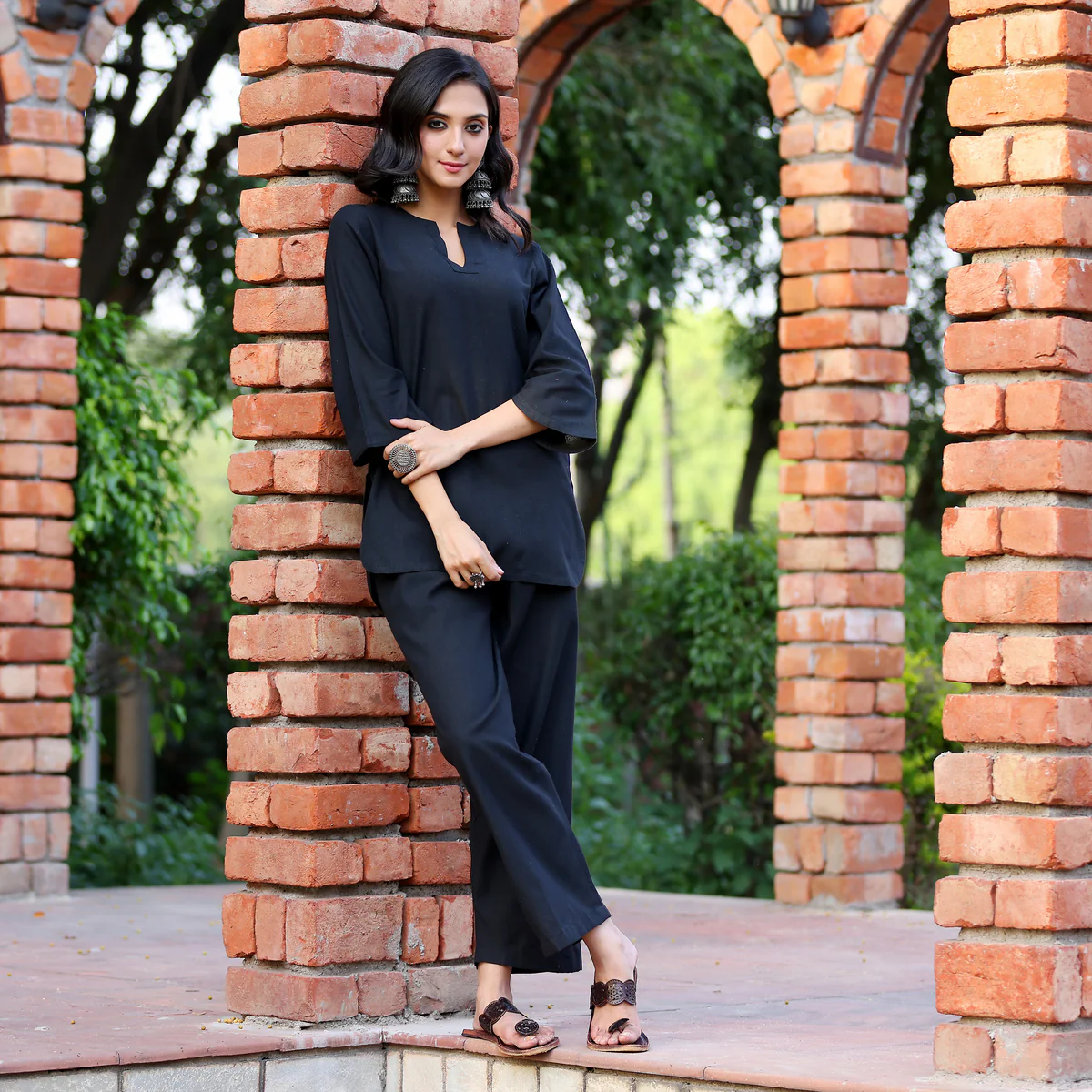 Inayet Black Co-ord Set - Image 6